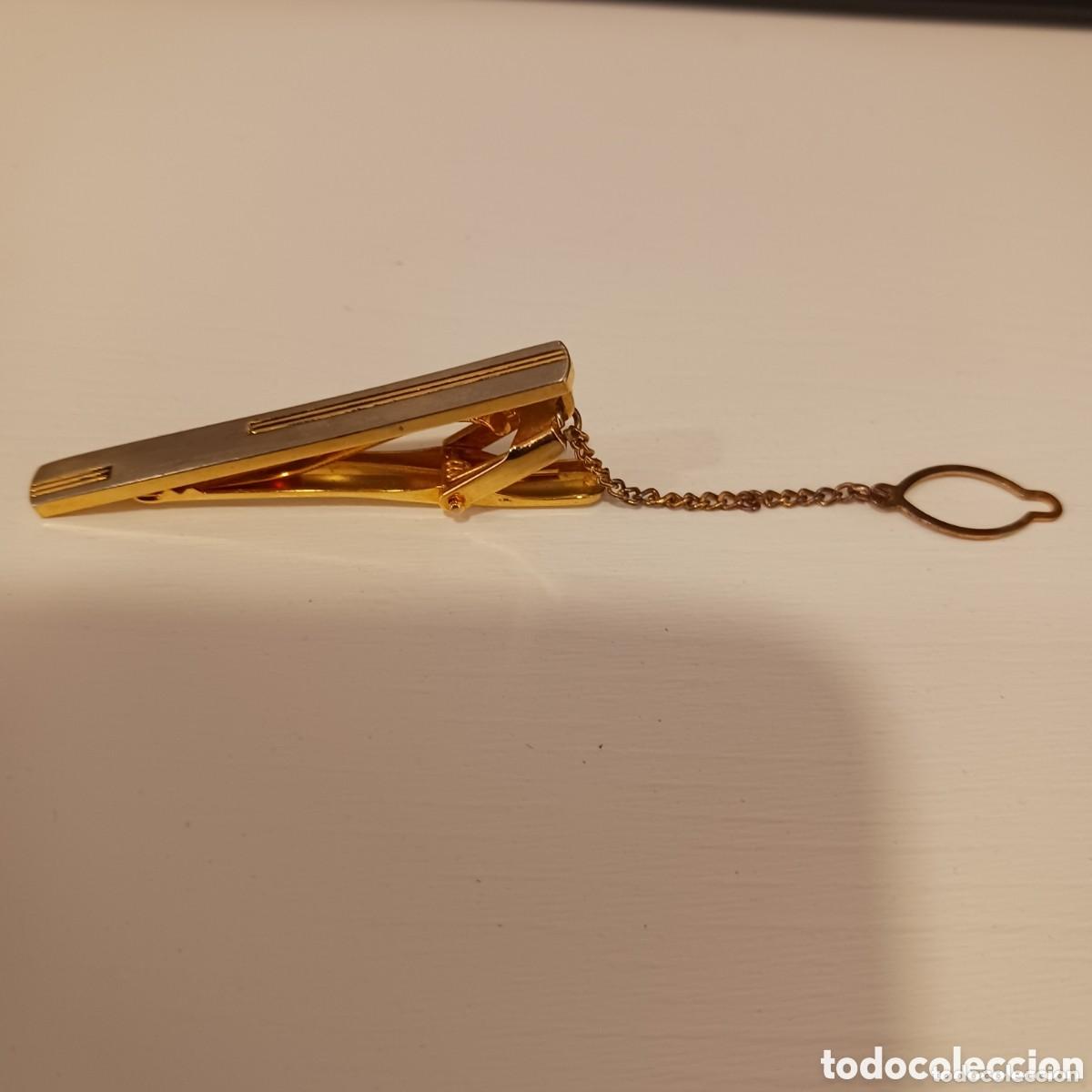 Vintage: Aguja de corbata dorada - Foto 2