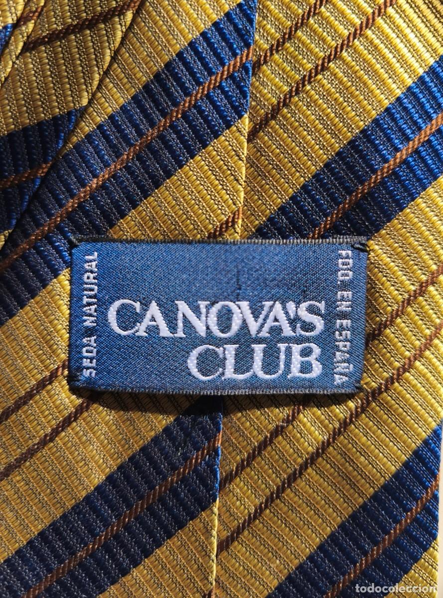 Vintage: CORBATA CANOVAS CLUB DE SEDA NATURAL - Foto 2