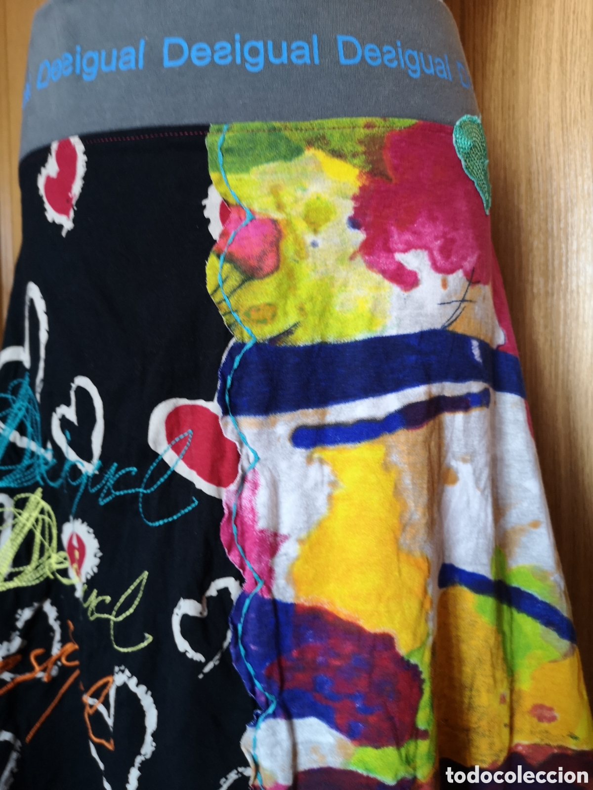 Vintage: Falda Desigual talla M - Foto 3