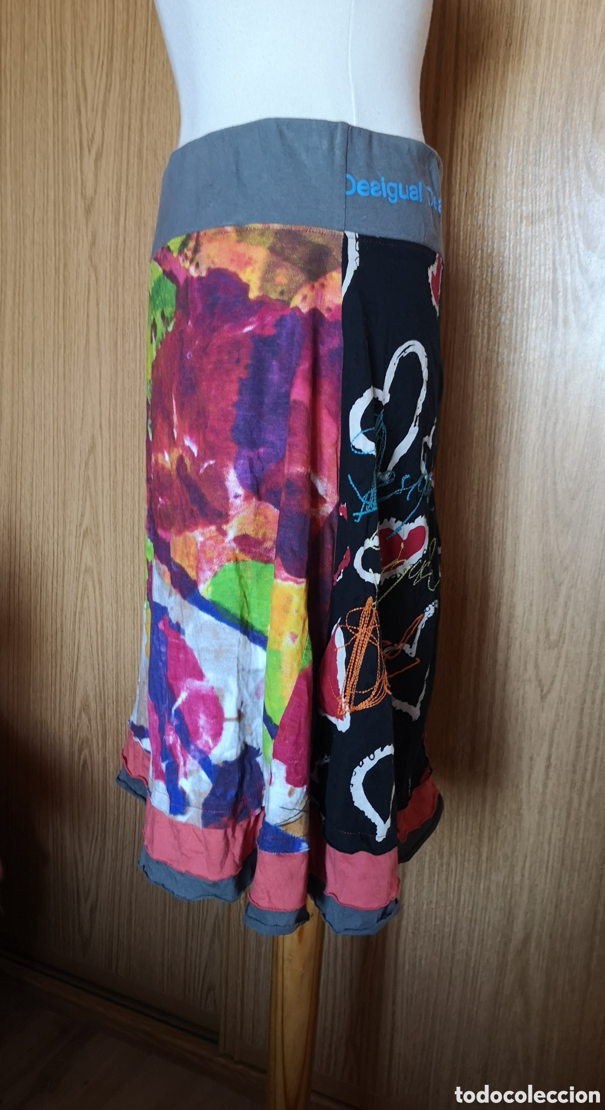 Vintage: Falda Desigual talla M - Foto 5