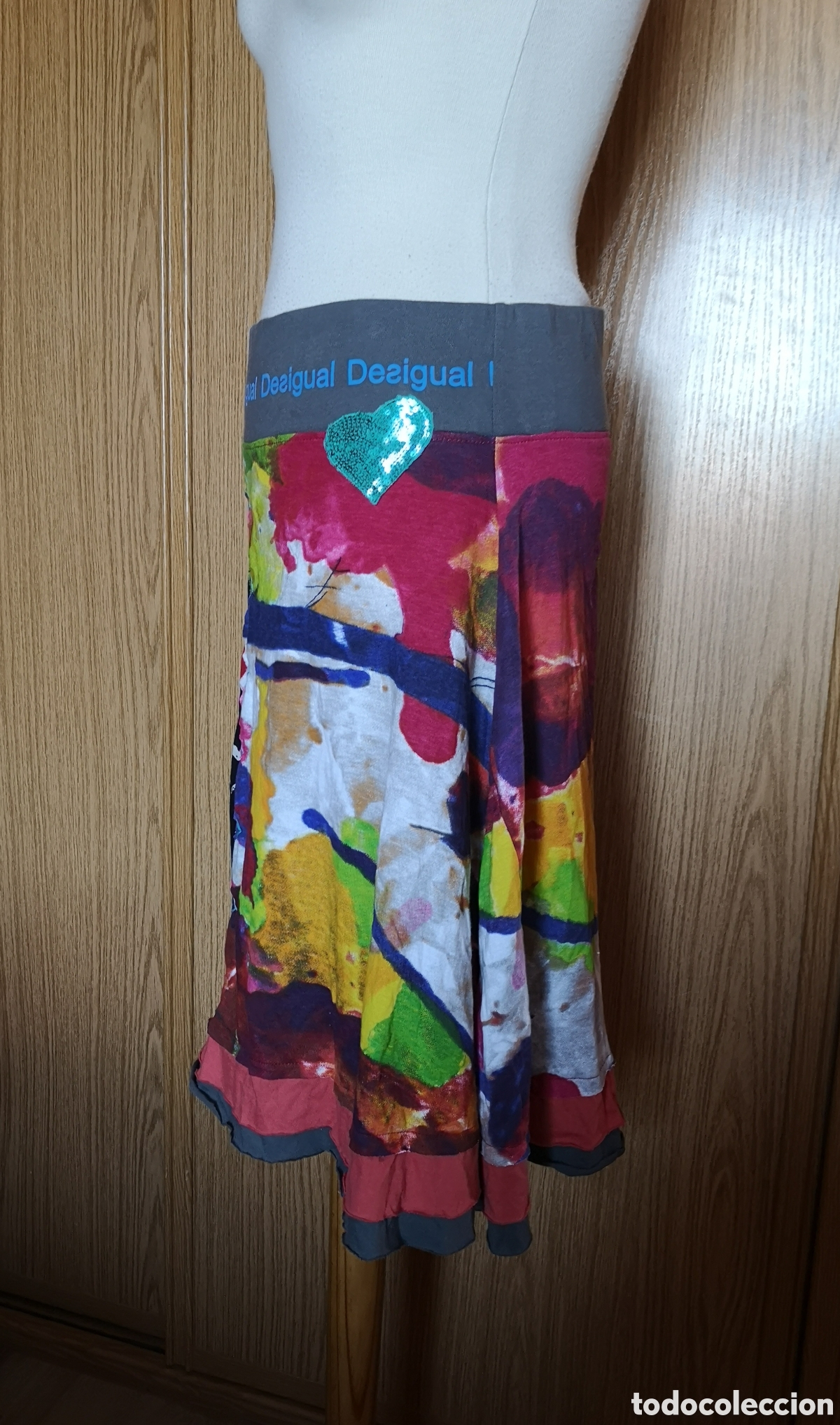 Vintage: Falda Desigual talla M - Foto 8