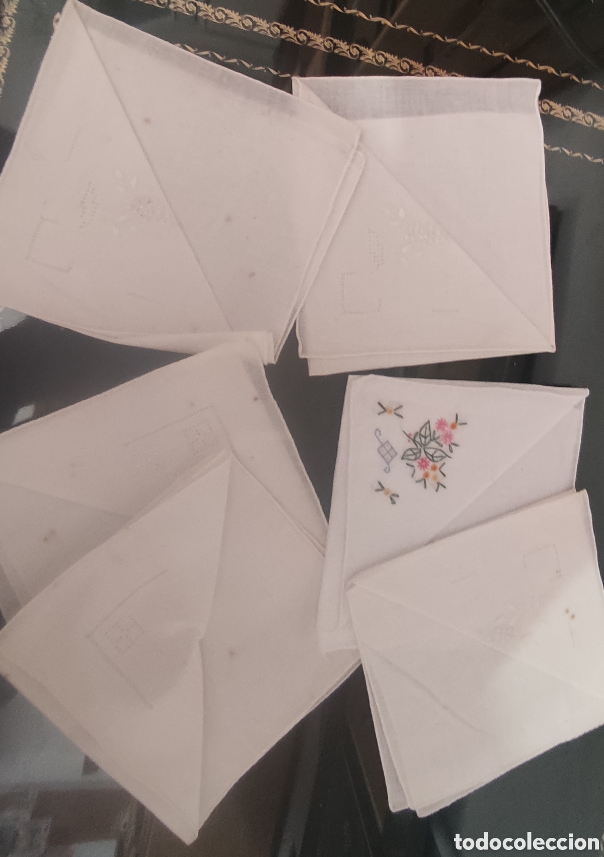 Vintage: Panuelos de hilo bordados - Foto 1
