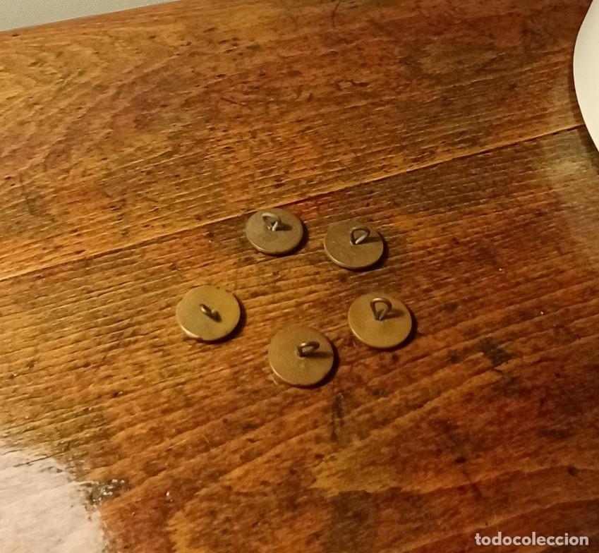 Vintage: Botones para ropa de trabajo con v&aacute;stago - Foto 2