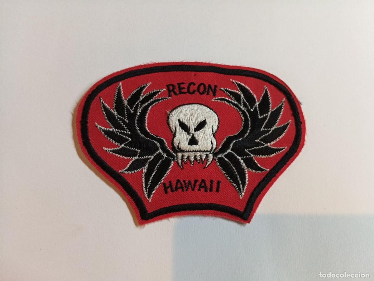 Vintage: Parche bordado Recon Hawaii - Foto 1