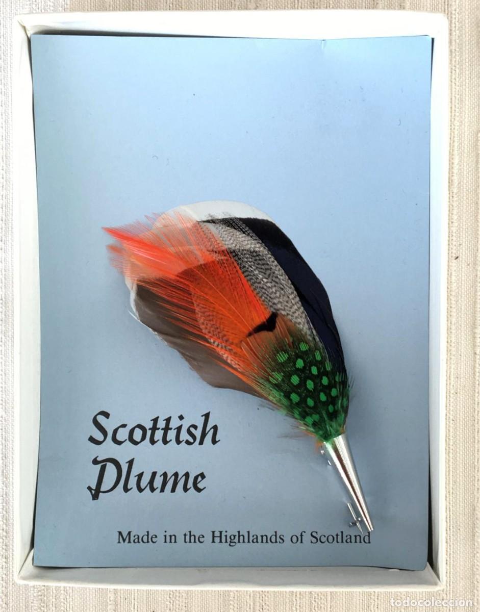 Vintage: Broche de plumas escoc&eacute;s - Foto 1