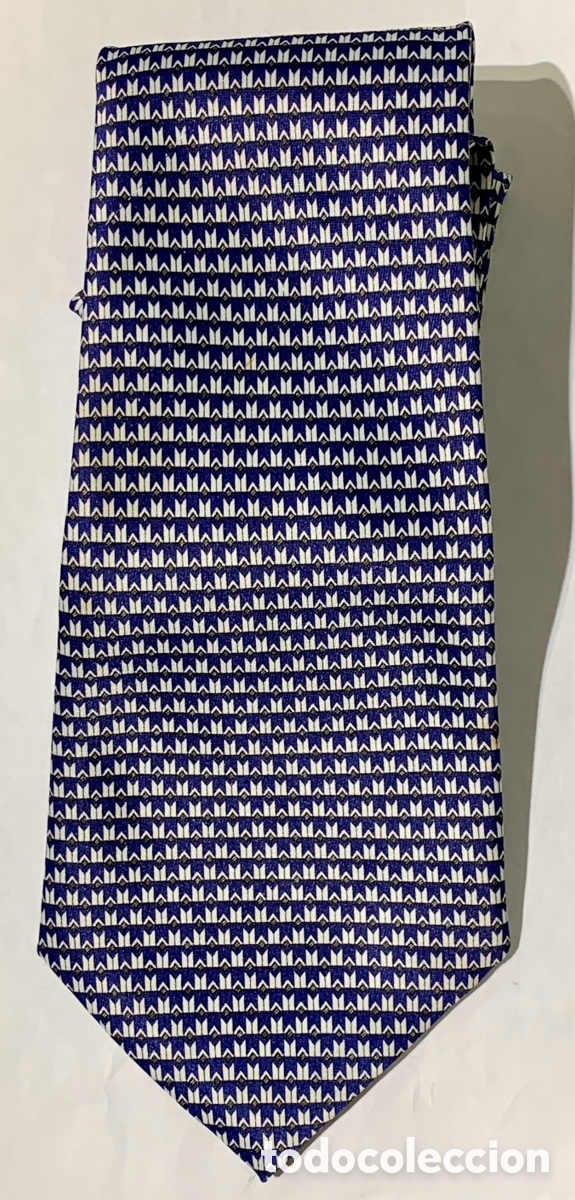 Vintage: Corbata. Ren&eacute; Chagal. Hand Made. Seda. A&ntilde;os 90. - Foto 1