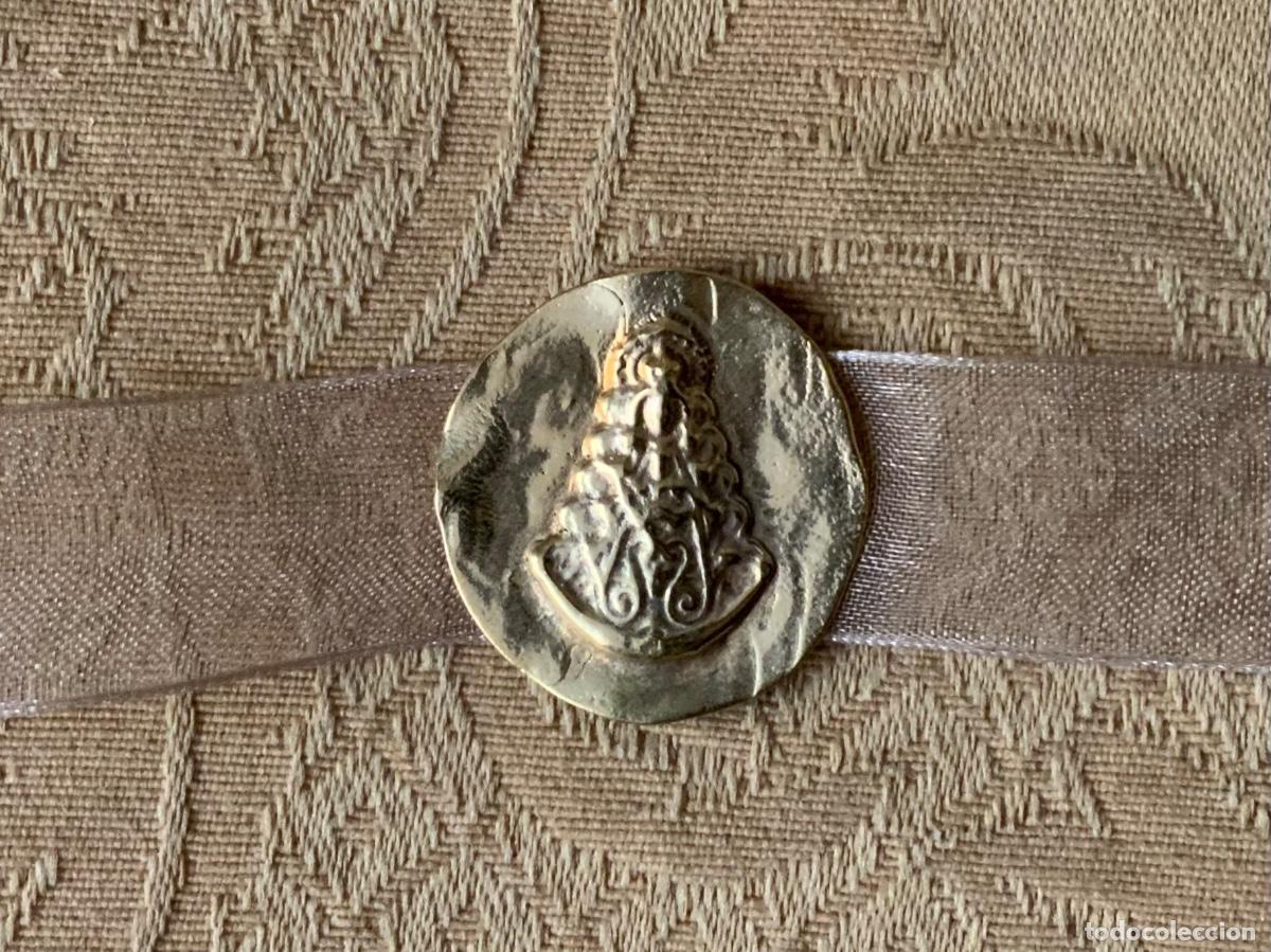 Vintage: MEDALLA VIRGEN DEL ROCIO EN CINTA DE GASA - Foto 8