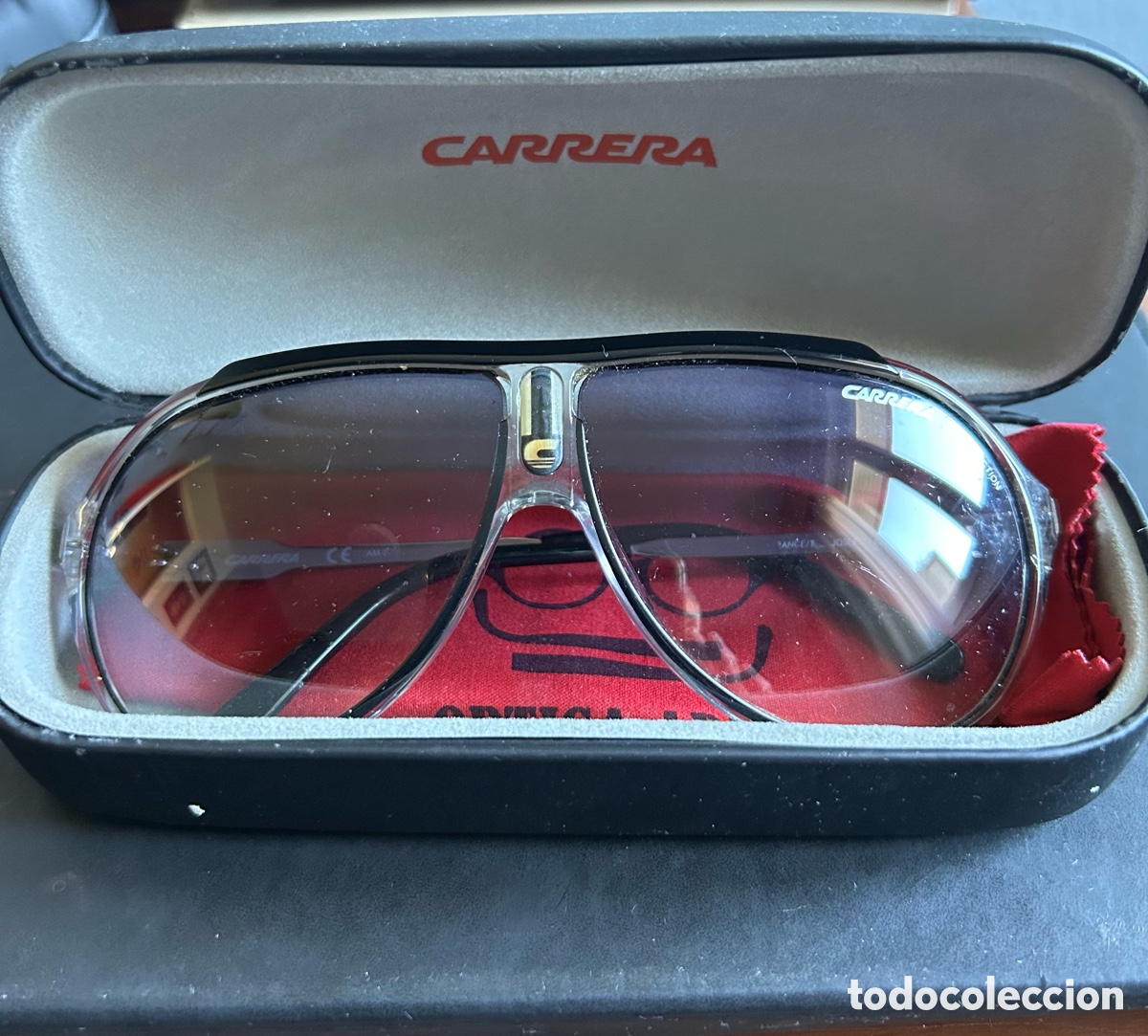 Vintage: GAFAS DE SOL CARRERA CON SU ESTUCHE - Foto 1