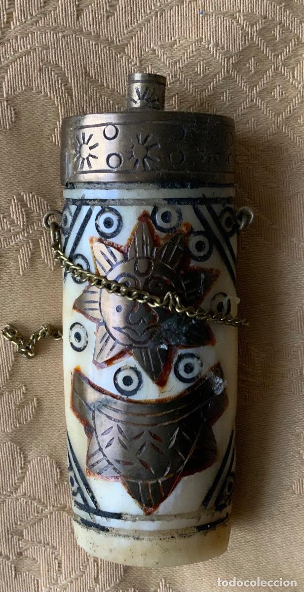 Vintage: ANTIGUA BOTELLA RECIPIENTE PARA RAPE O SIMILAR - Foto 3
