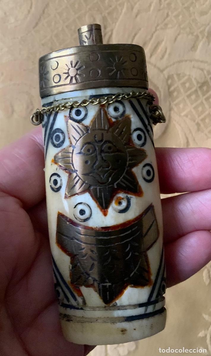 Vintage: ANTIGUA BOTELLA RECIPIENTE PARA RAPE O SIMILAR - Foto 6