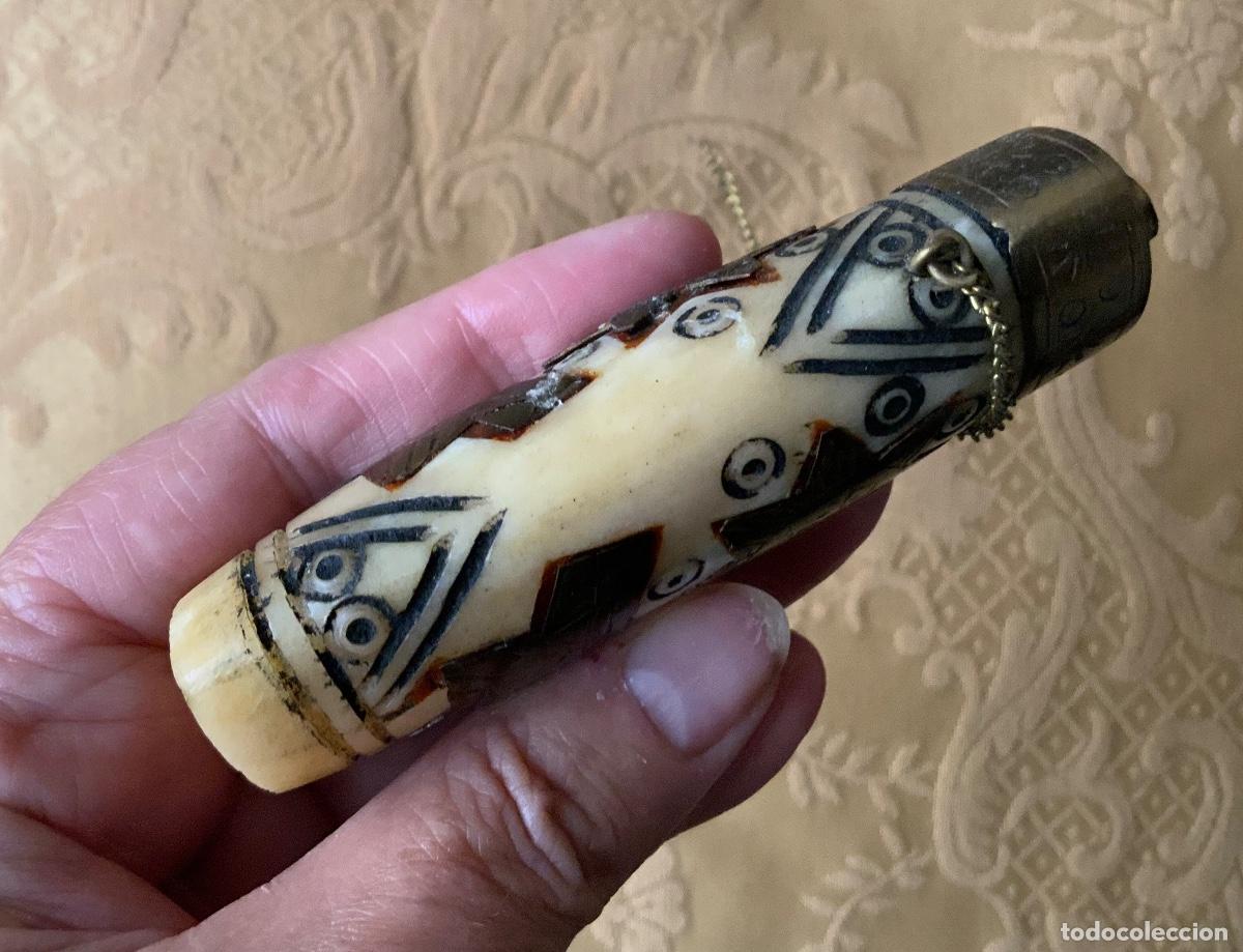 Vintage: ANTIGUA BOTELLA RECIPIENTE PARA RAPE O SIMILAR - Foto 8