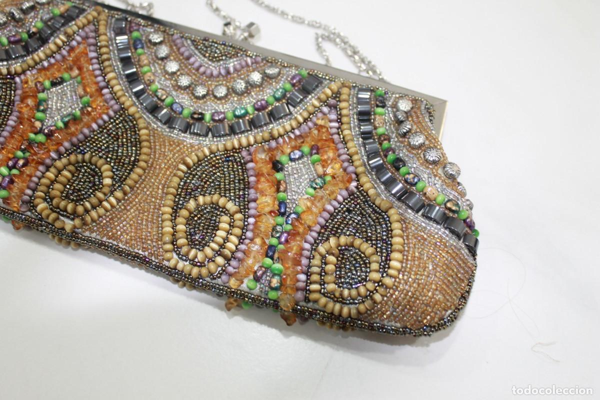 Vintage: BOLSO DE MANO CON PEDRERIA - Foto 7