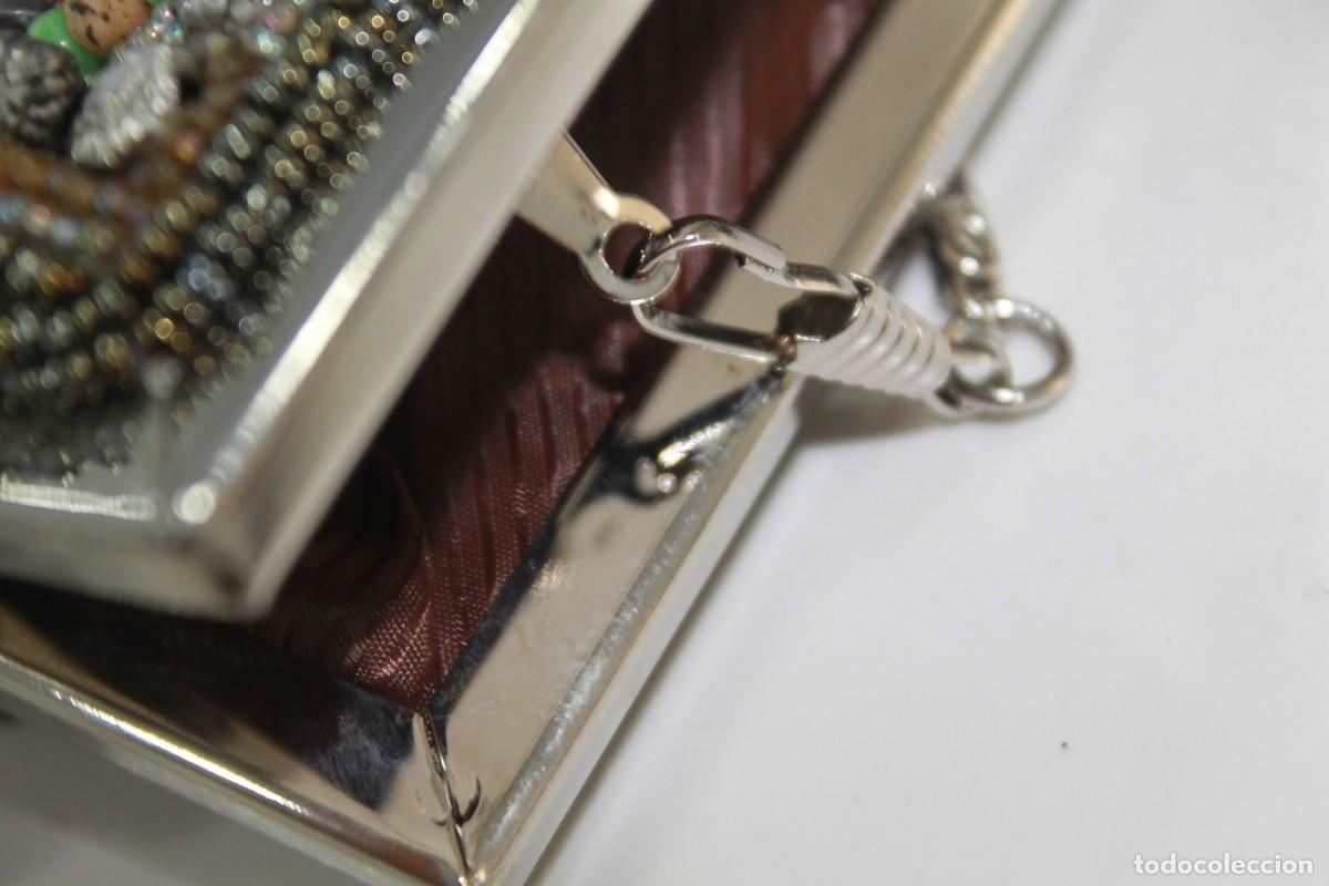 Vintage: BOLSO DE MANO CON PEDRERIA - Foto 8