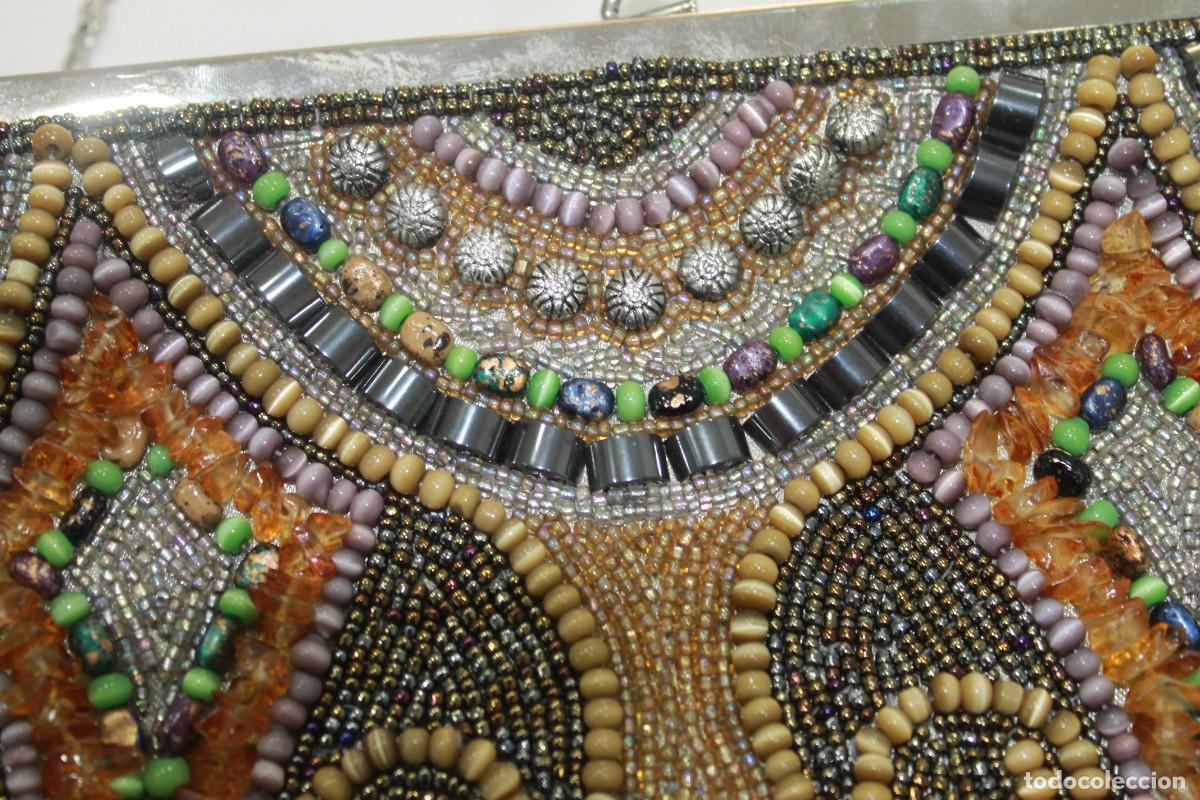 Vintage: BOLSO DE MANO CON PEDRERIA - Foto 12