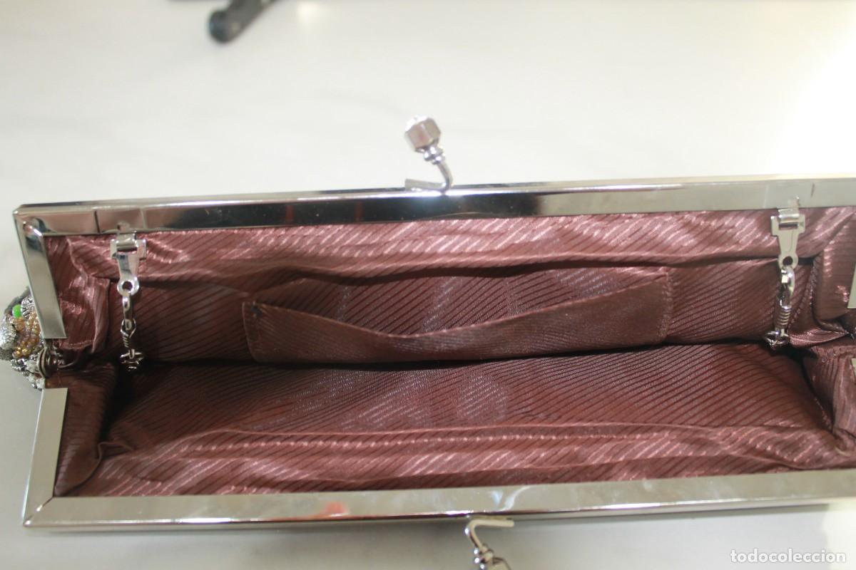 Vintage: BOLSO DE MANO CON PEDRERIA - Foto 16