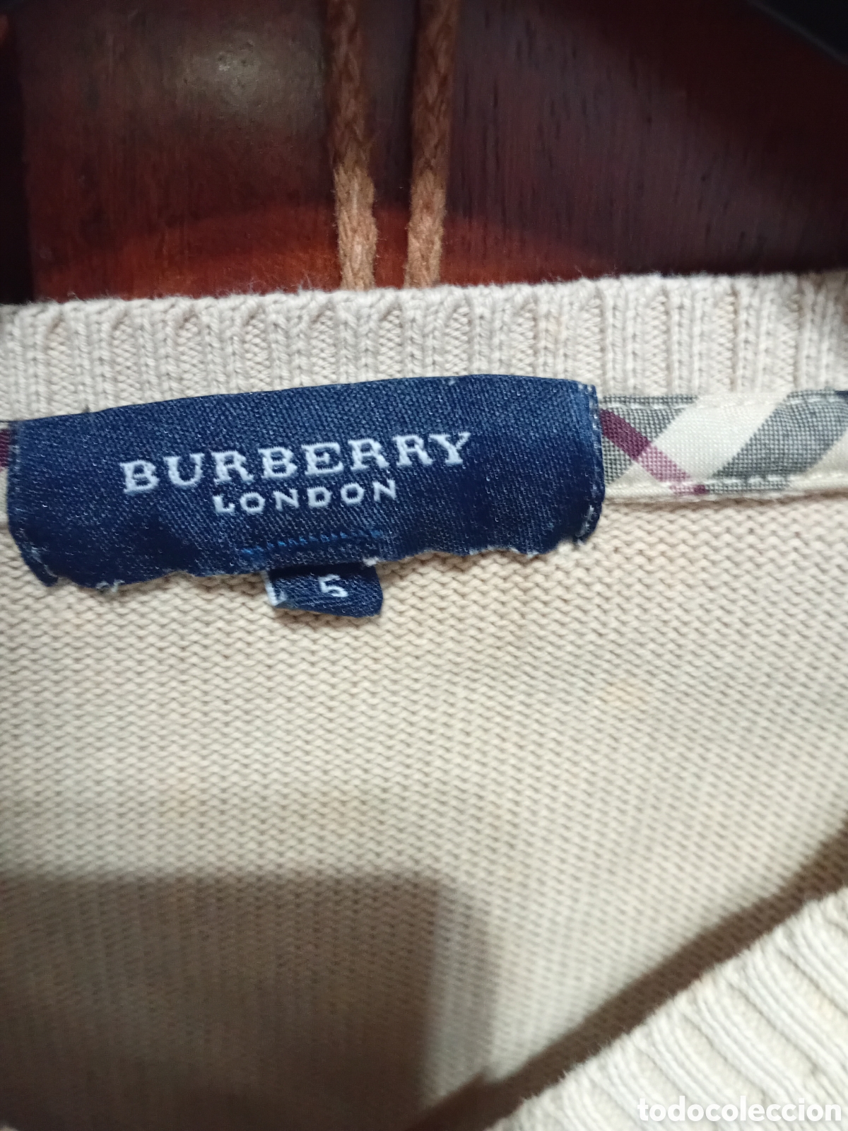 Vintage: JERSEY DE ALGOD&Ograve;N BURBERRY - Foto 3