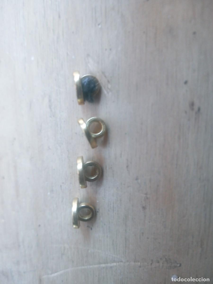 Vintage: CUATRO BOTONES DORADOS ANTIGUOS - Foto 9