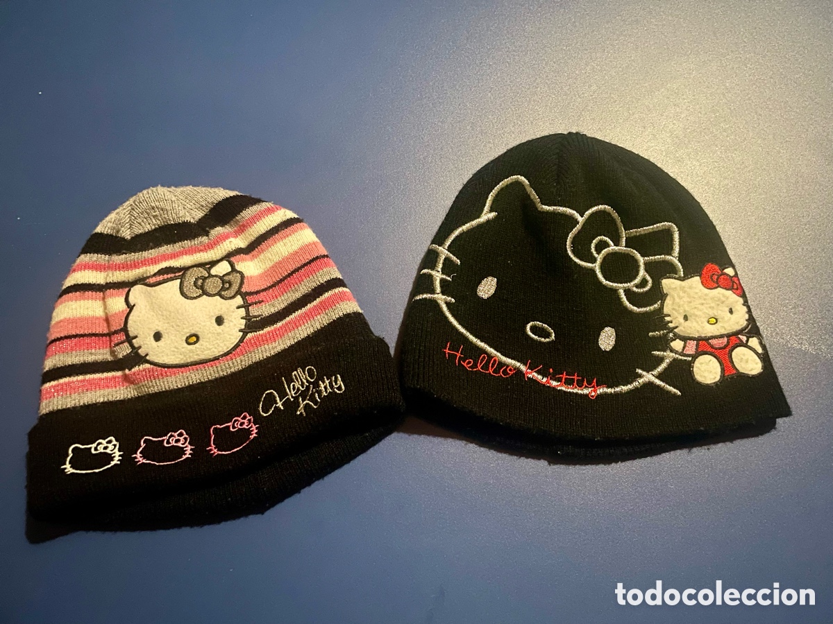 Vintage: Pack vintage de dos gorros de Hello Kitty. (Ni&ntilde;a) - Foto 1