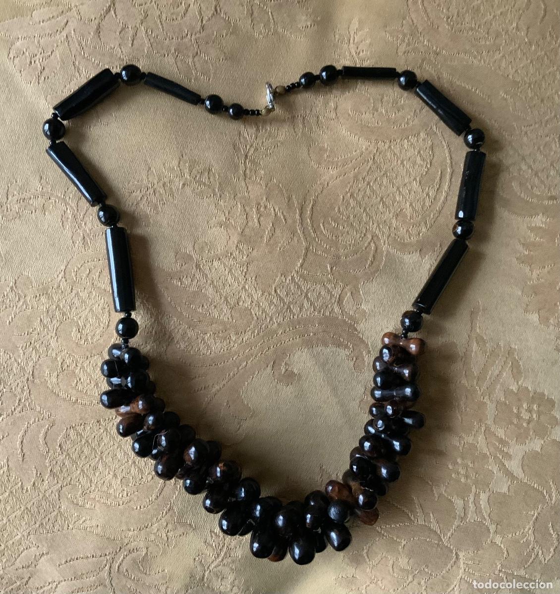 Vintage: COLLAR CORAL NEGRO VINTAGE - Foto 8