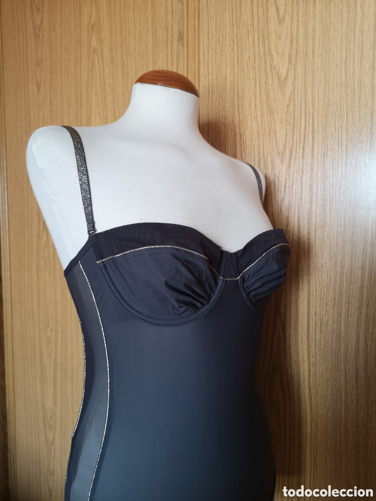 Vintage: Top Body gris y plata talla 95 B - Foto 3