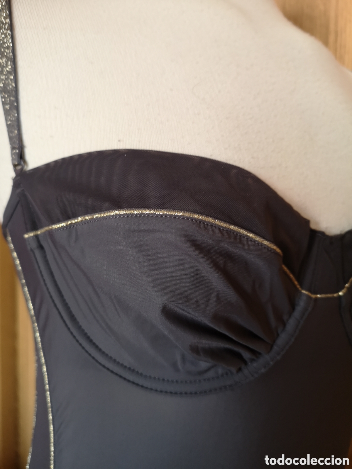 Vintage: Top Body gris y plata talla 95 B - Foto 4
