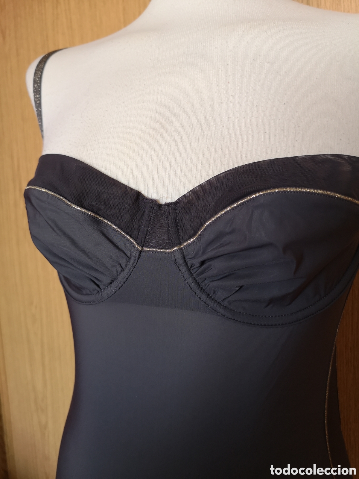 Vintage: Top Body gris y plata talla 95 B - Foto 10