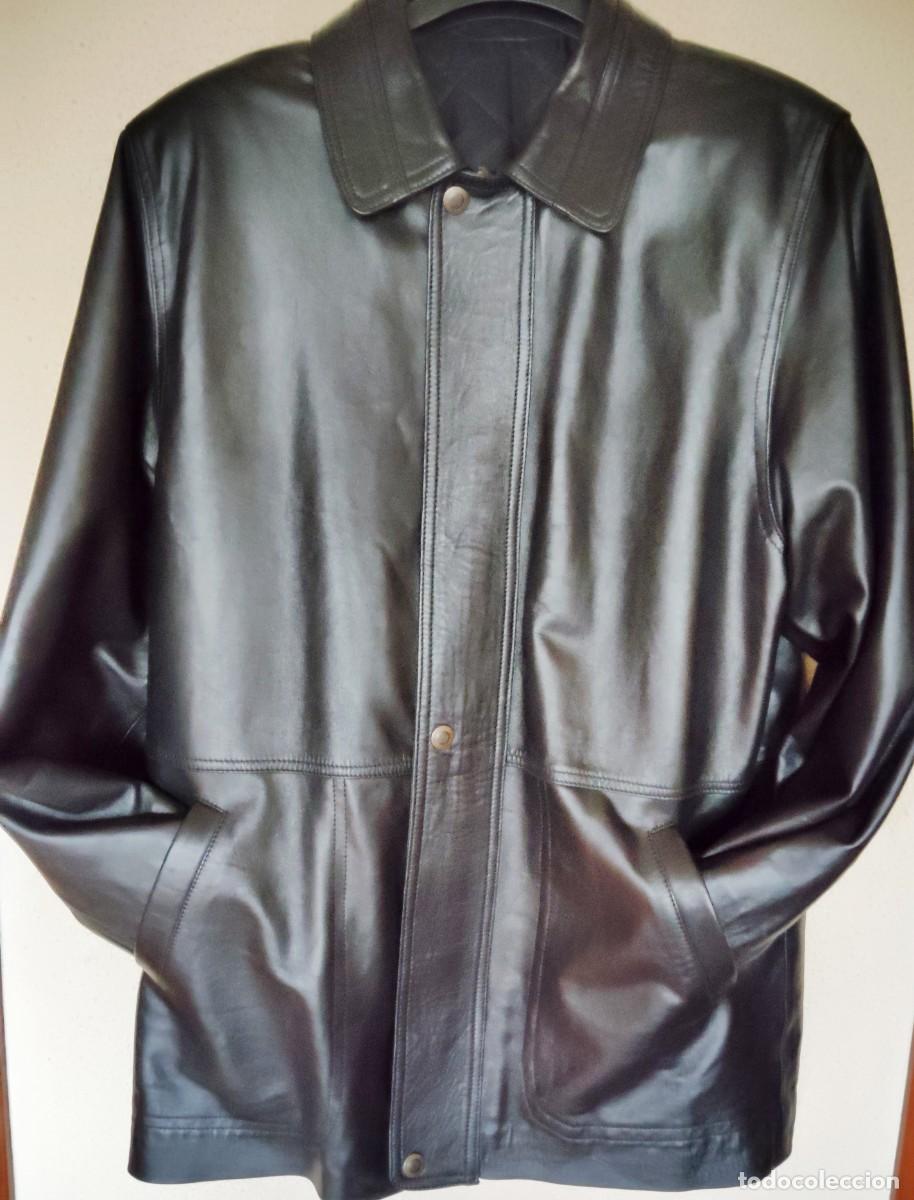 Vintage: Chaquet&oacute;n cuero hombre - Foto 1