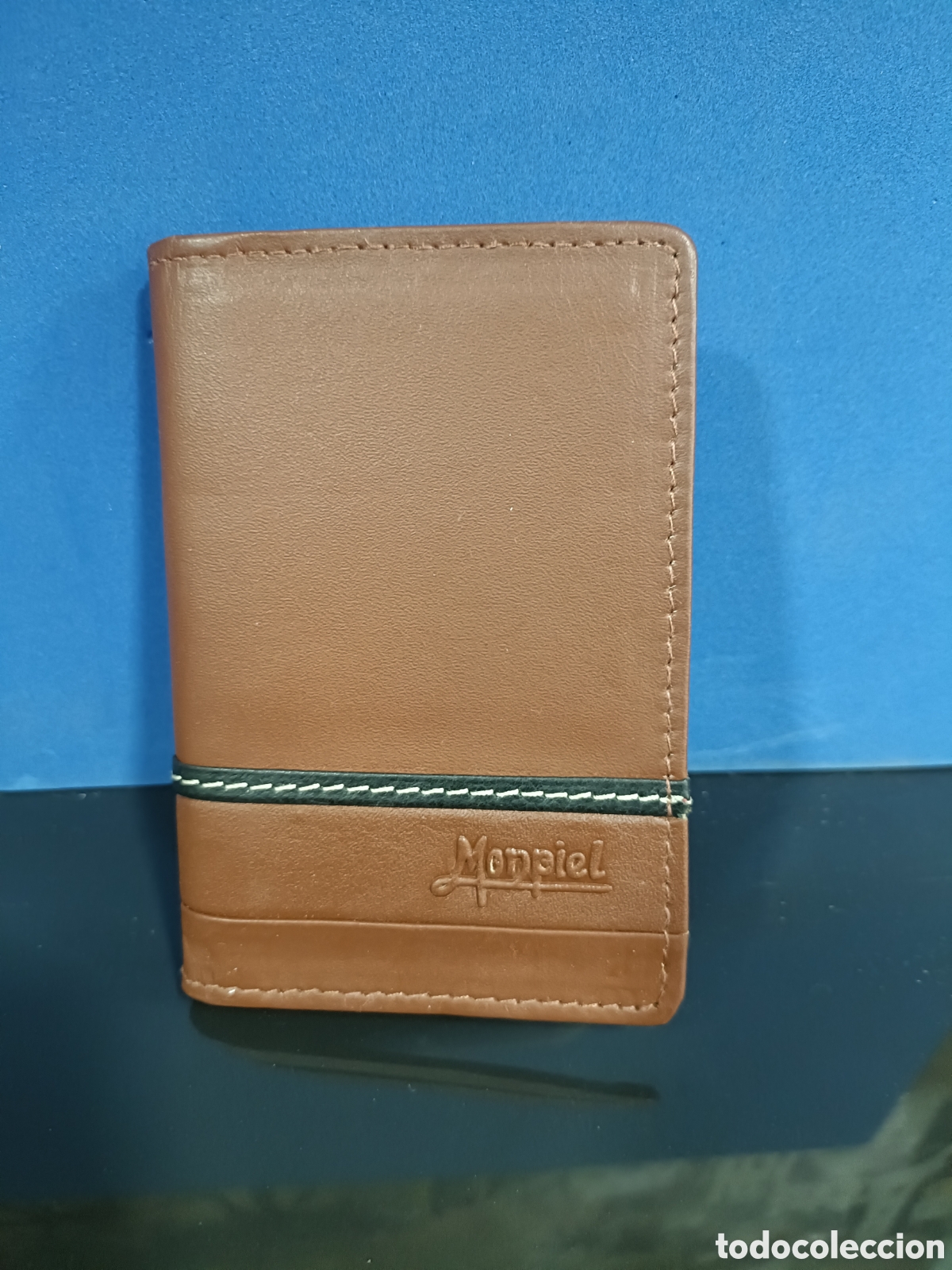 Vintage: Tarjetero cartera piel Monpiel - Foto 1