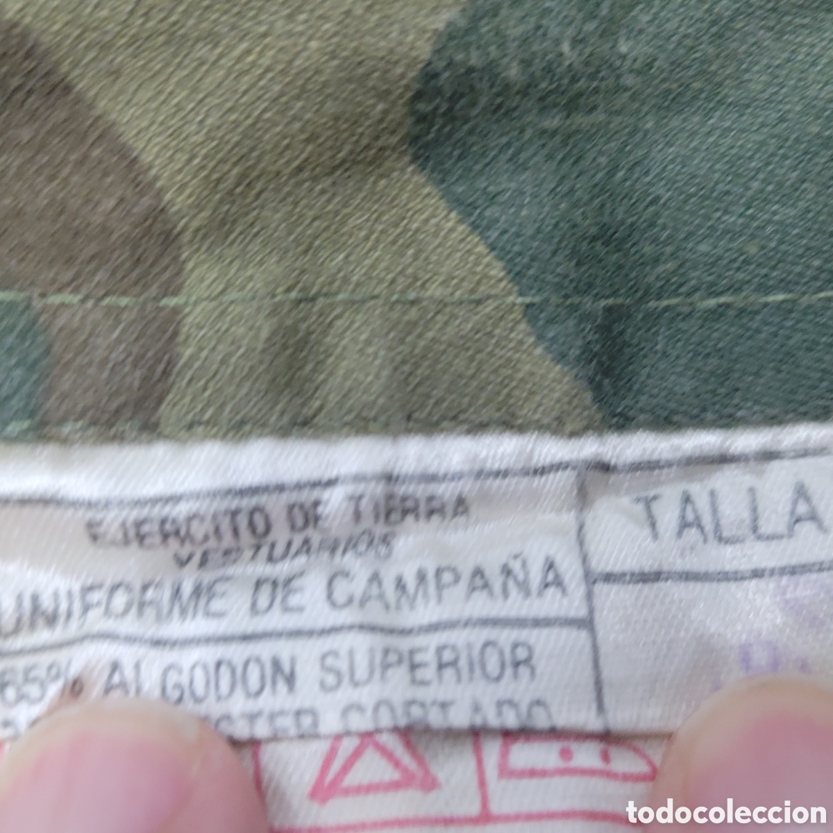 Vintage: Uniforme campa&ntilde;a Ejercito de Tierra 1988 - Foto 4