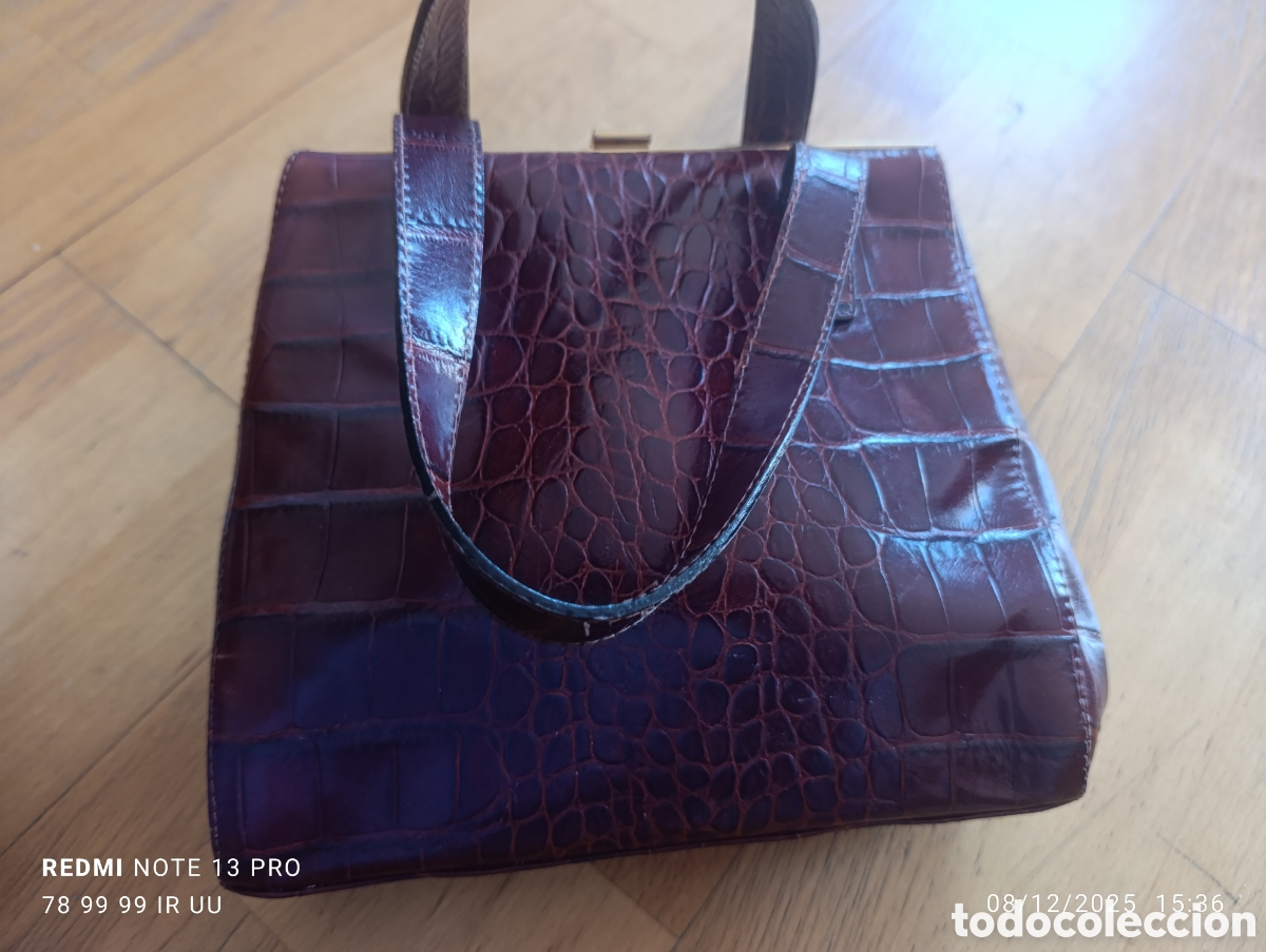 Vintage: Bolso de mano Zeus de cocodrilo - Foto 3