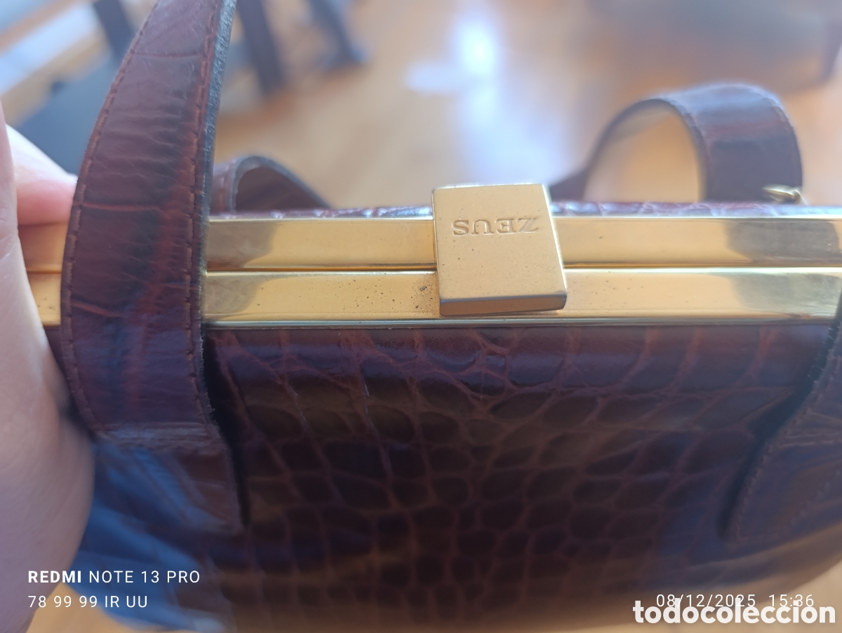 Vintage: Bolso de mano Zeus de cocodrilo - Foto 1