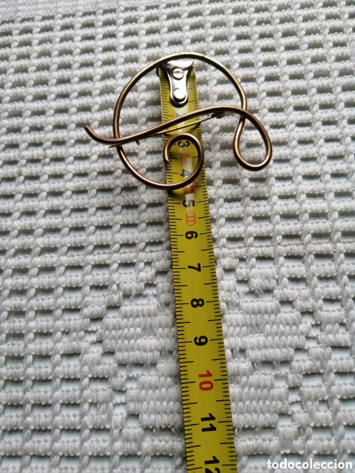 Vintage: BROCHE. ALFILER. LETRA &rdquo;D&rdquo; - Foto 4
