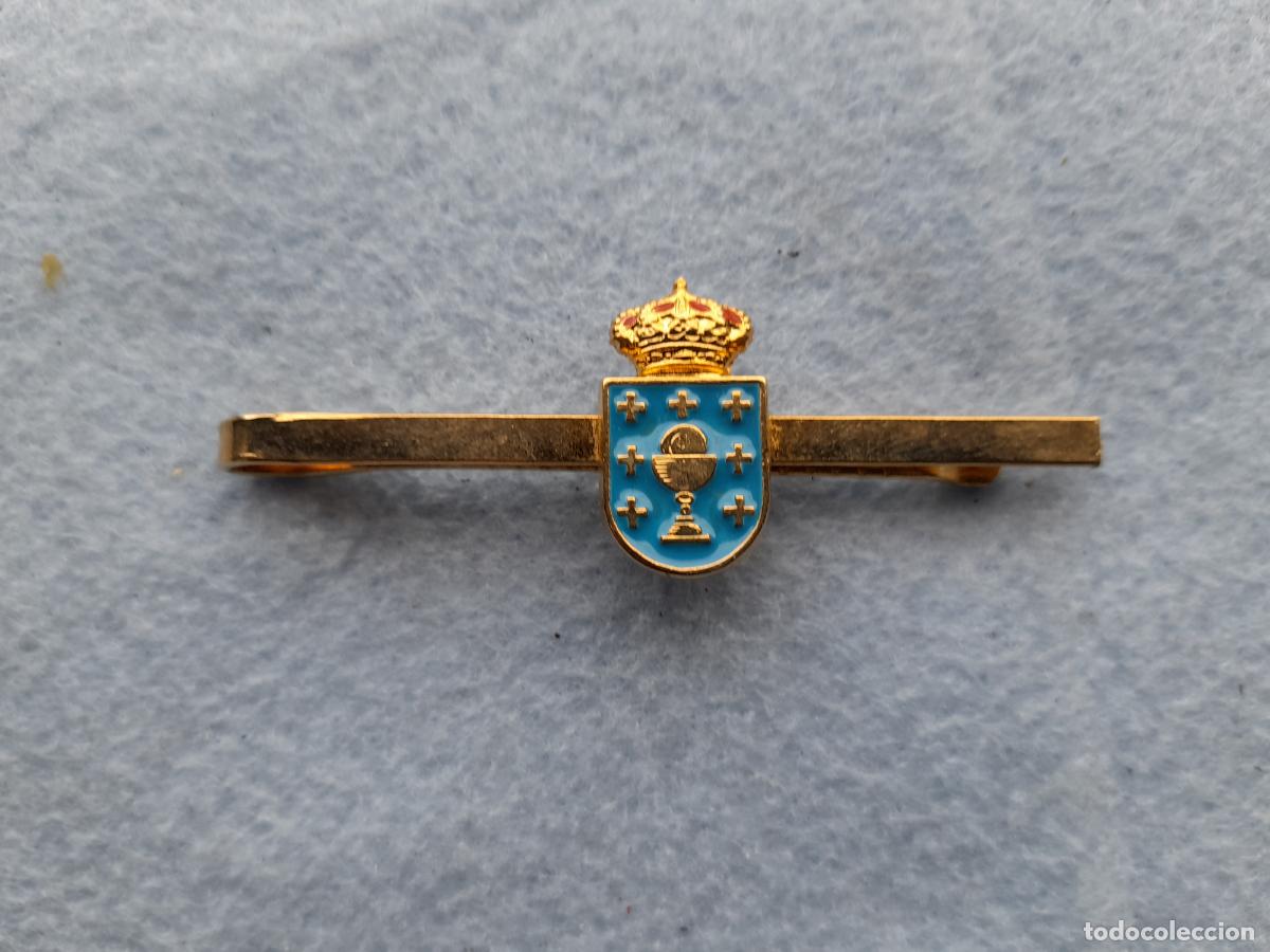 Vintage: Pasador de Corbata Escudo de Galicia. - Foto 1