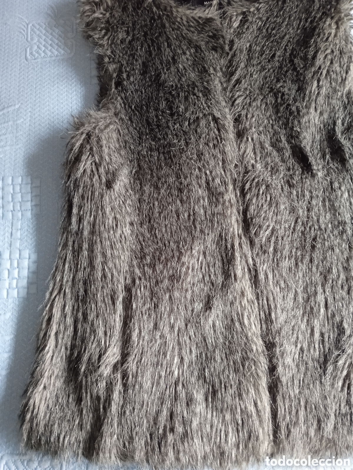 Vintage: Chaleco Mujer pelo sintetico Mango . TM - Foto 4