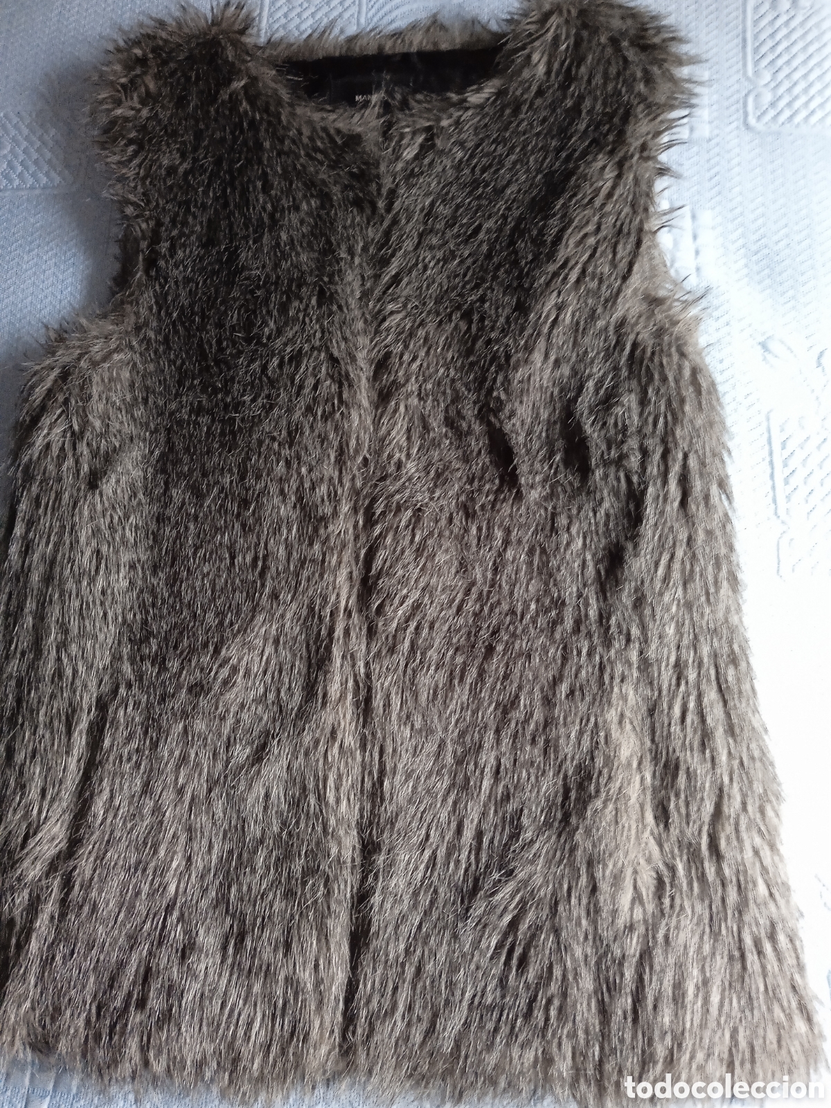 Vintage: Chaleco Mujer pelo sintetico Mango . TM - Foto 5