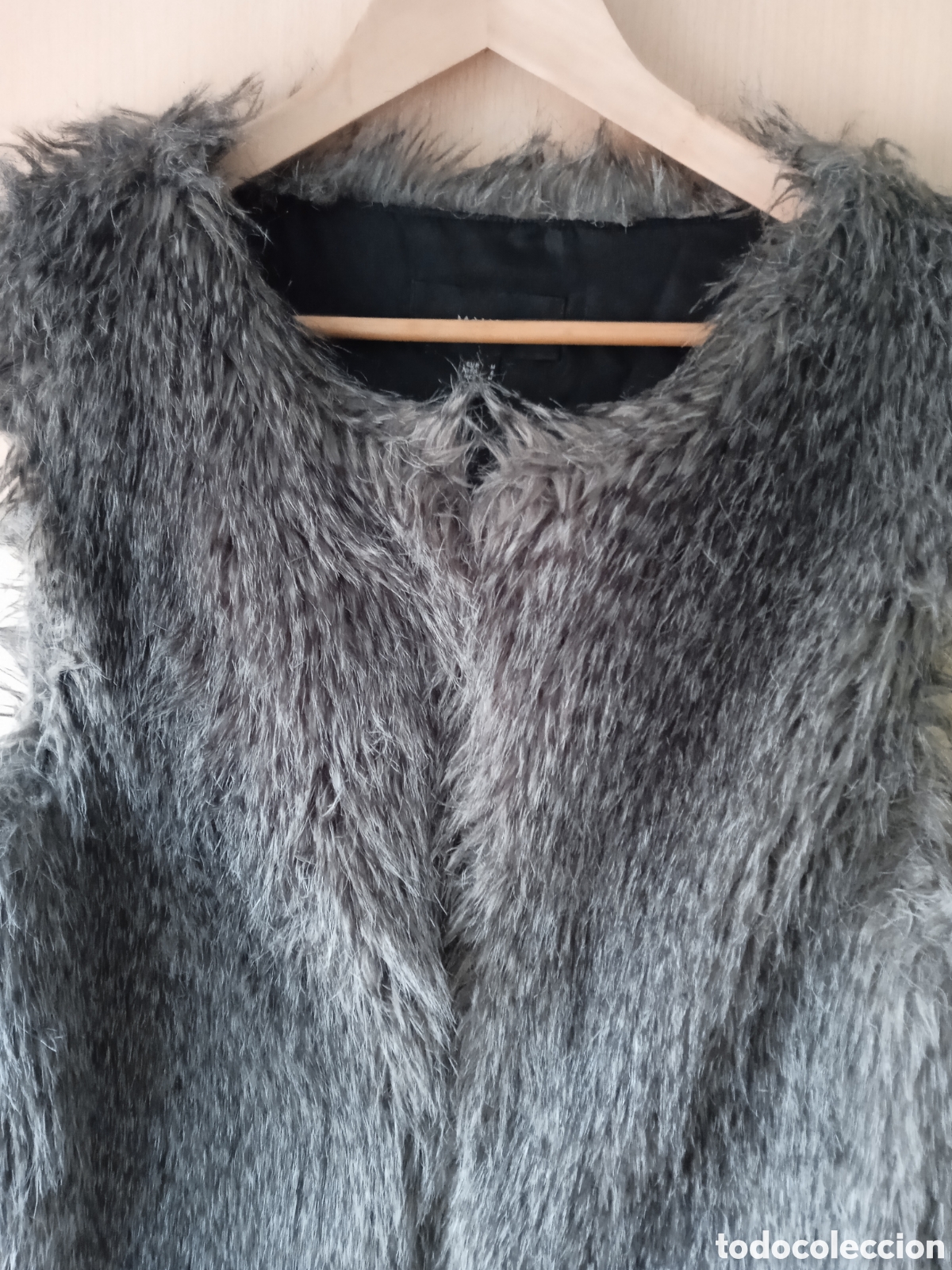 Vintage: Chaleco Mujer pelo sintetico Mango . TM - Foto 14