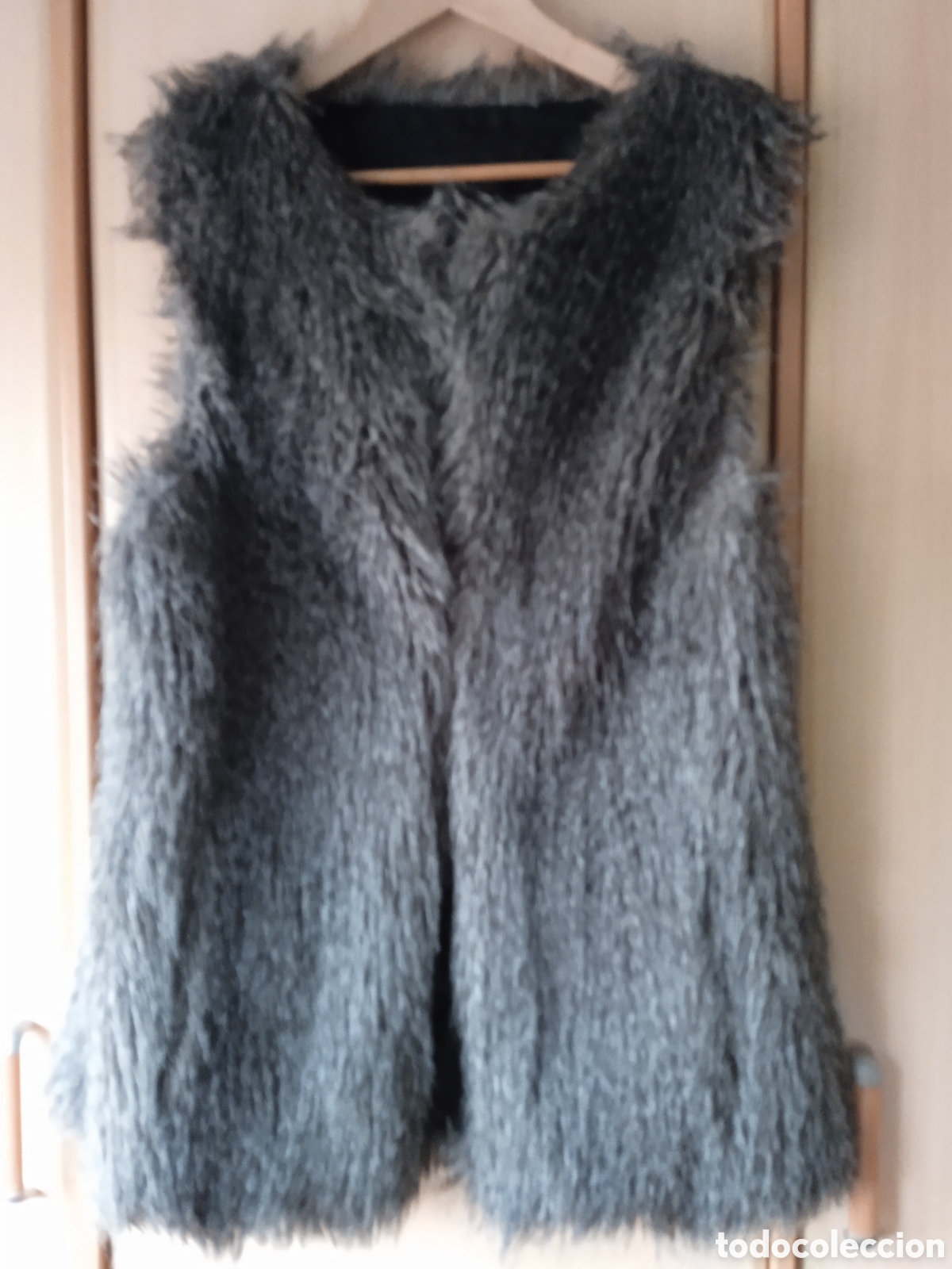 Vintage: Chaleco Mujer pelo sintetico Mango . TM - Foto 16