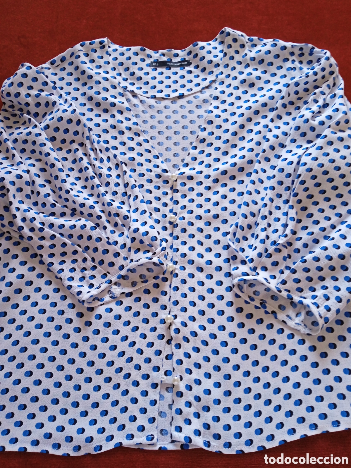 Vintage: Camisa Mujer . Sfera TL. - Foto 6