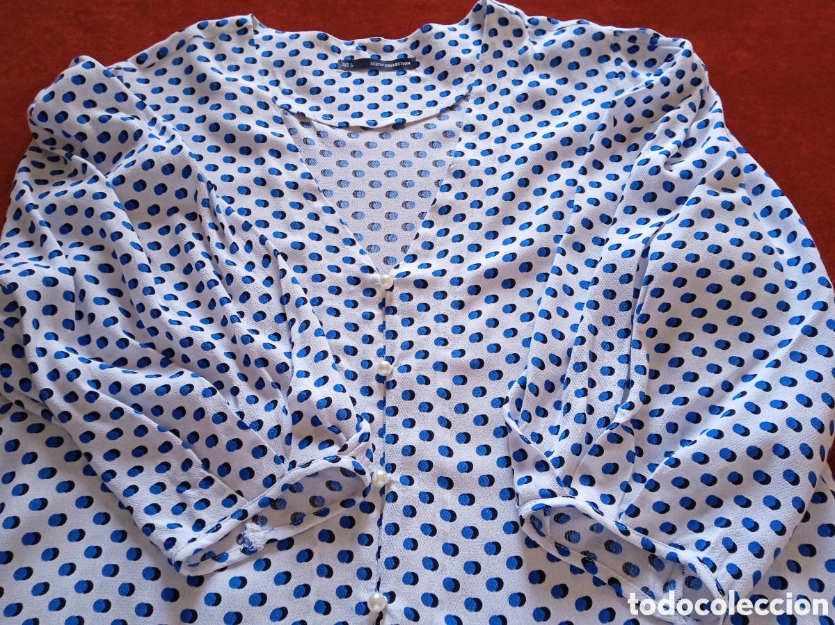 Vintage: Camisa Mujer . Sfera TL. - Foto 7