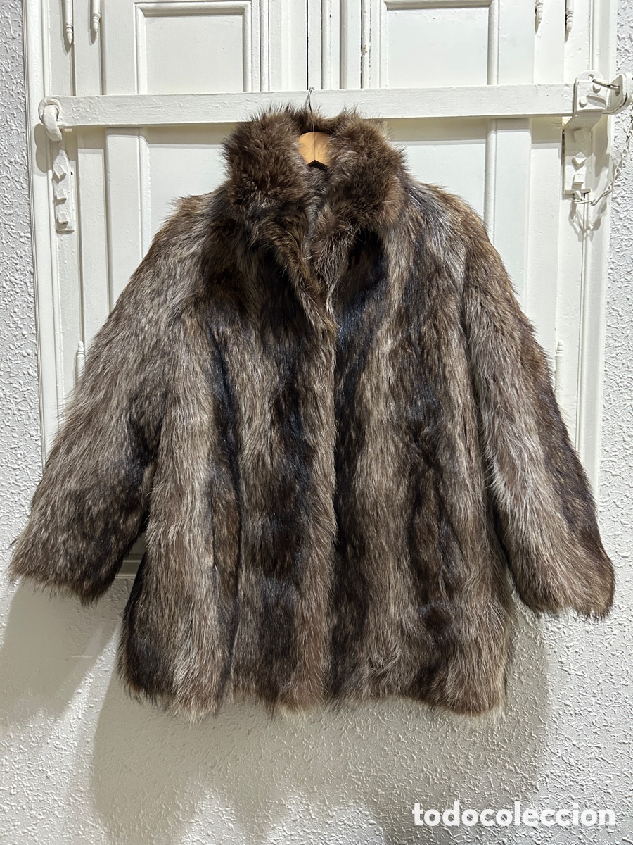 Vintage: Abrigo Mapache finlandes. - Foto 1