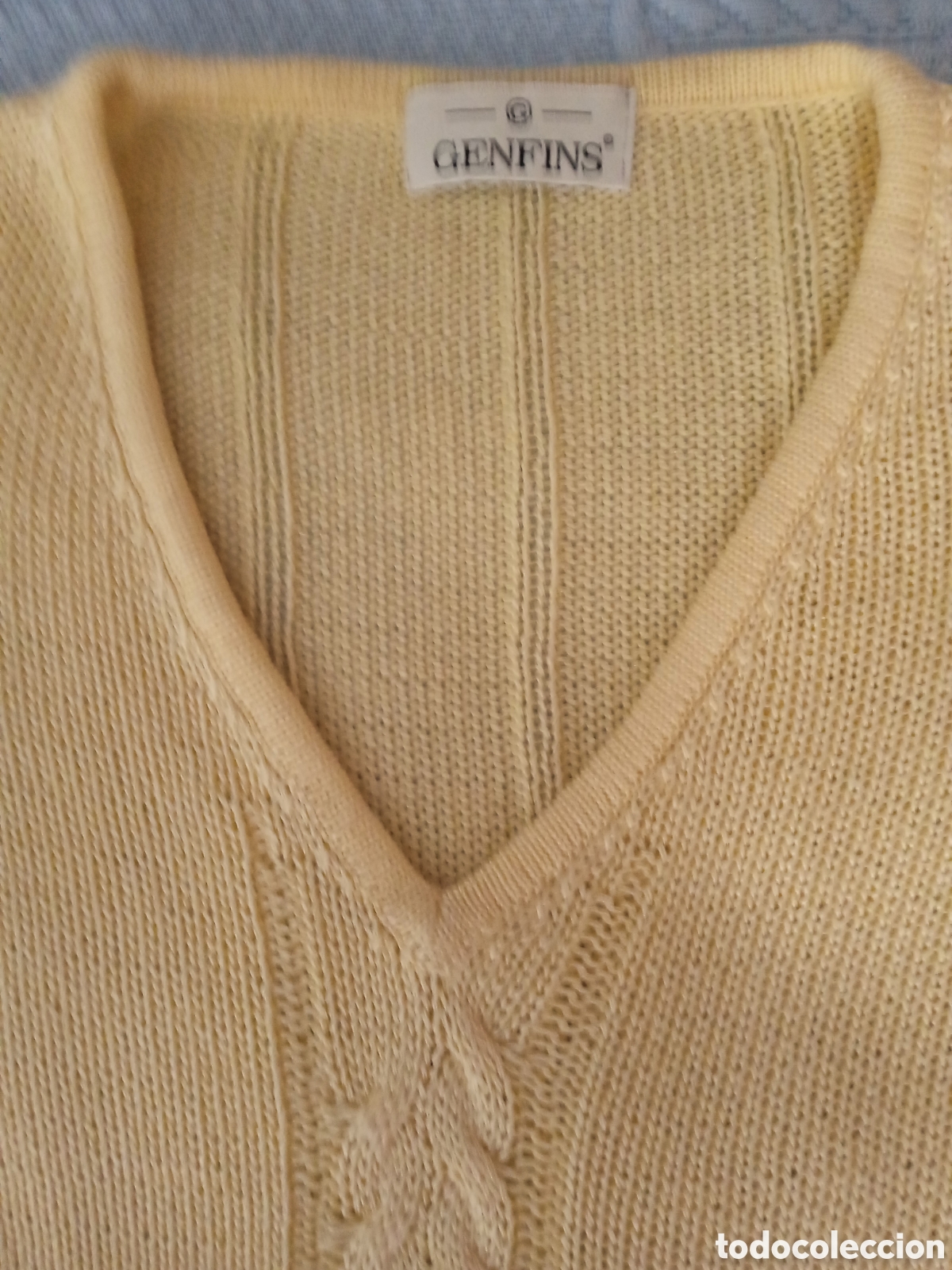 Vintage: Jersey Mujer Genfins .Mujer TM . 38. - Foto 3