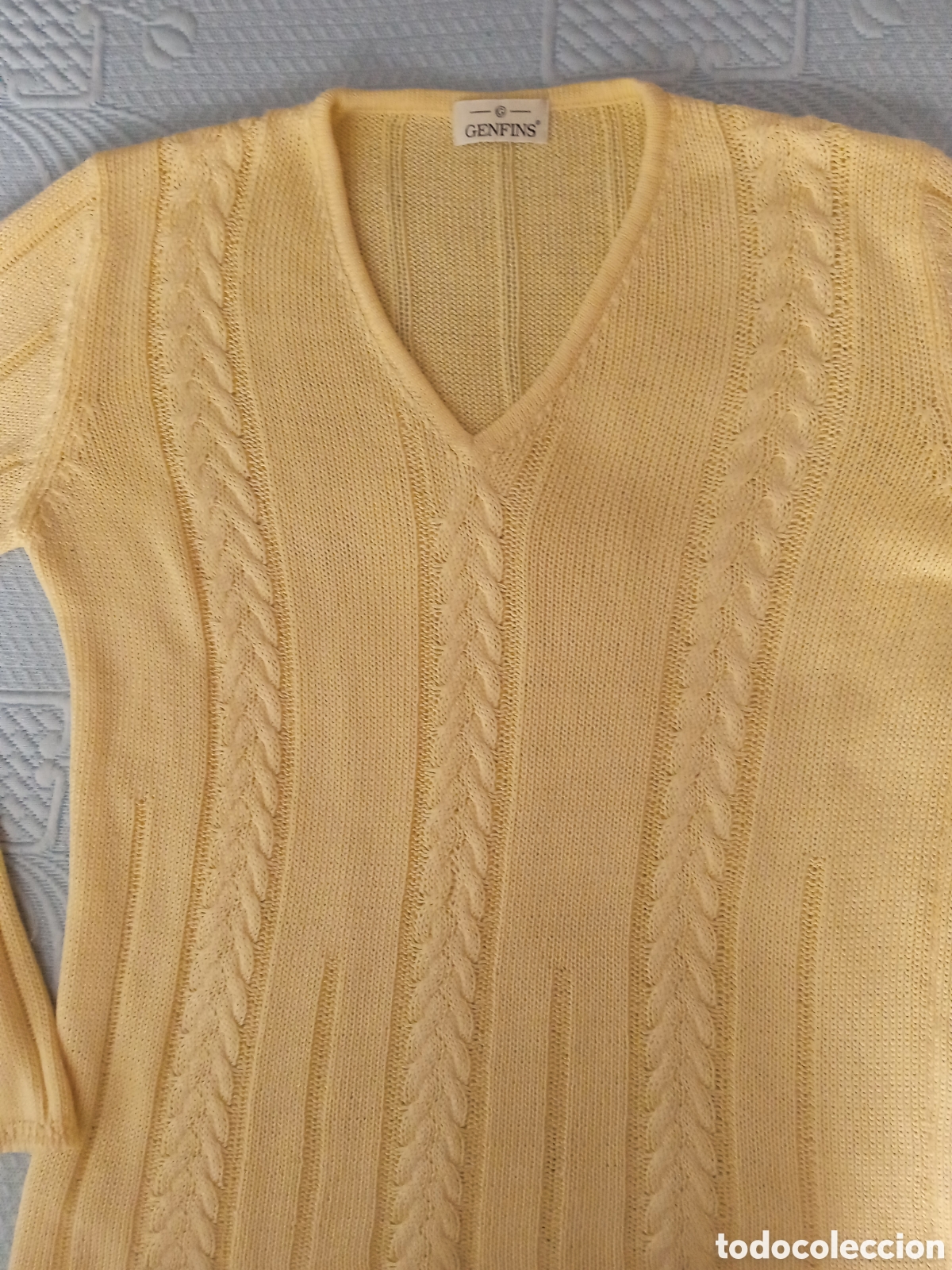 Vintage: Jersey Mujer Genfins .Mujer TM . 38. - Foto 4