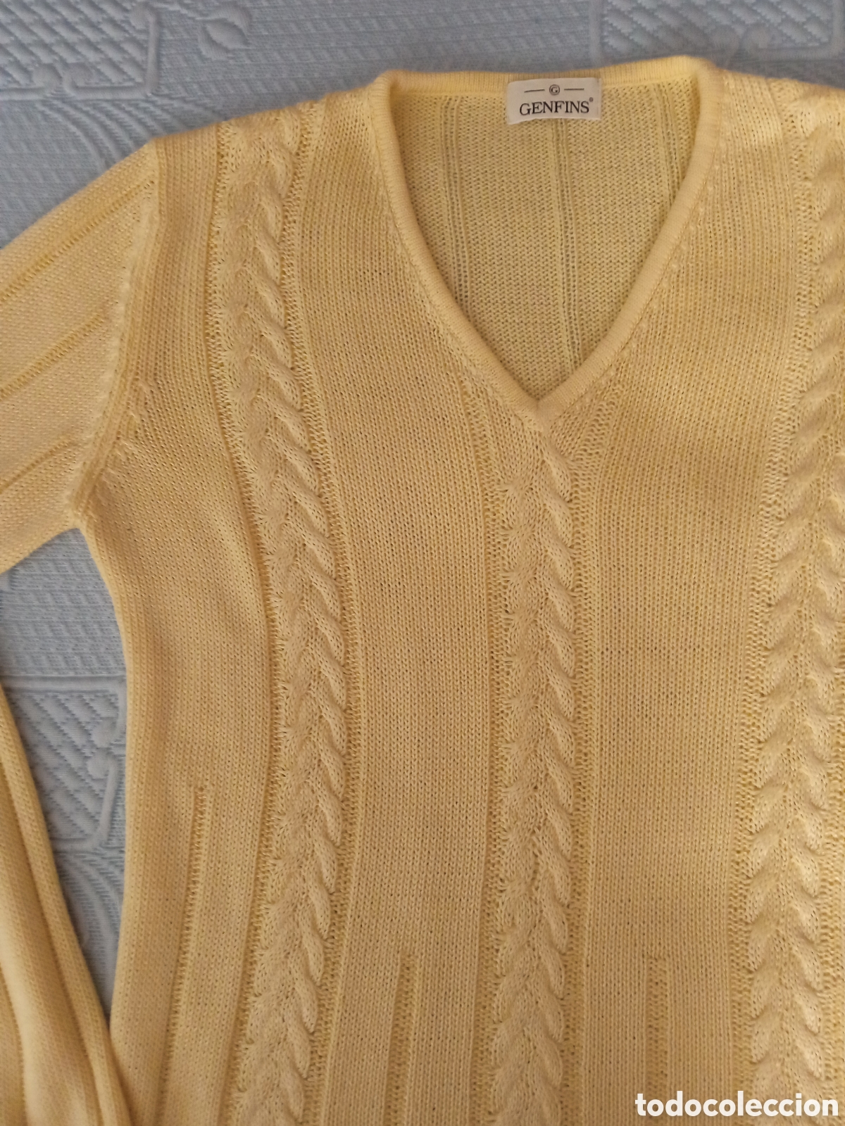 Vintage: Jersey Mujer Genfins .Mujer TM . 38. - Foto 7