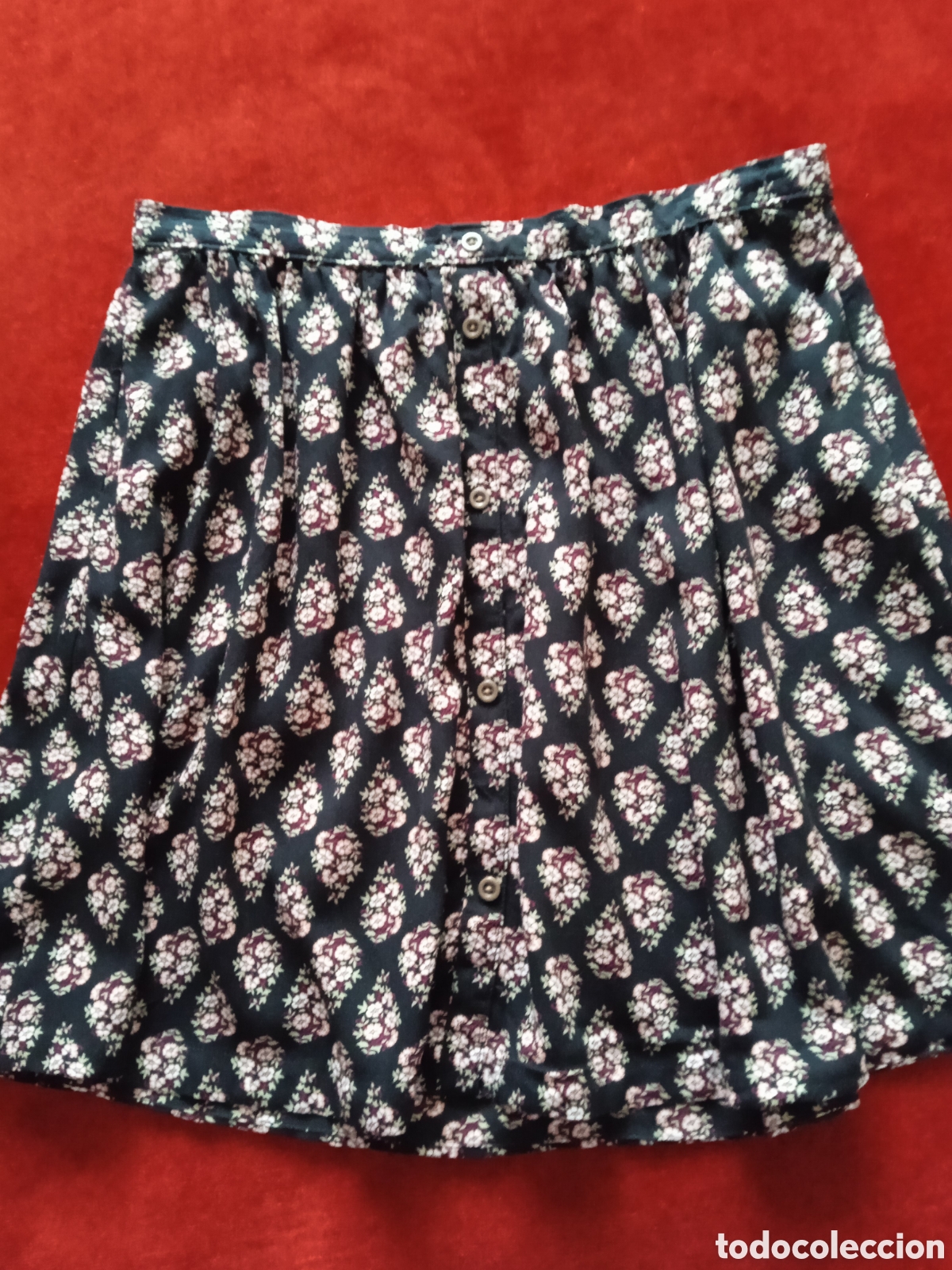 Vintage: Falda flores Stradivarius . TM . - Foto 2