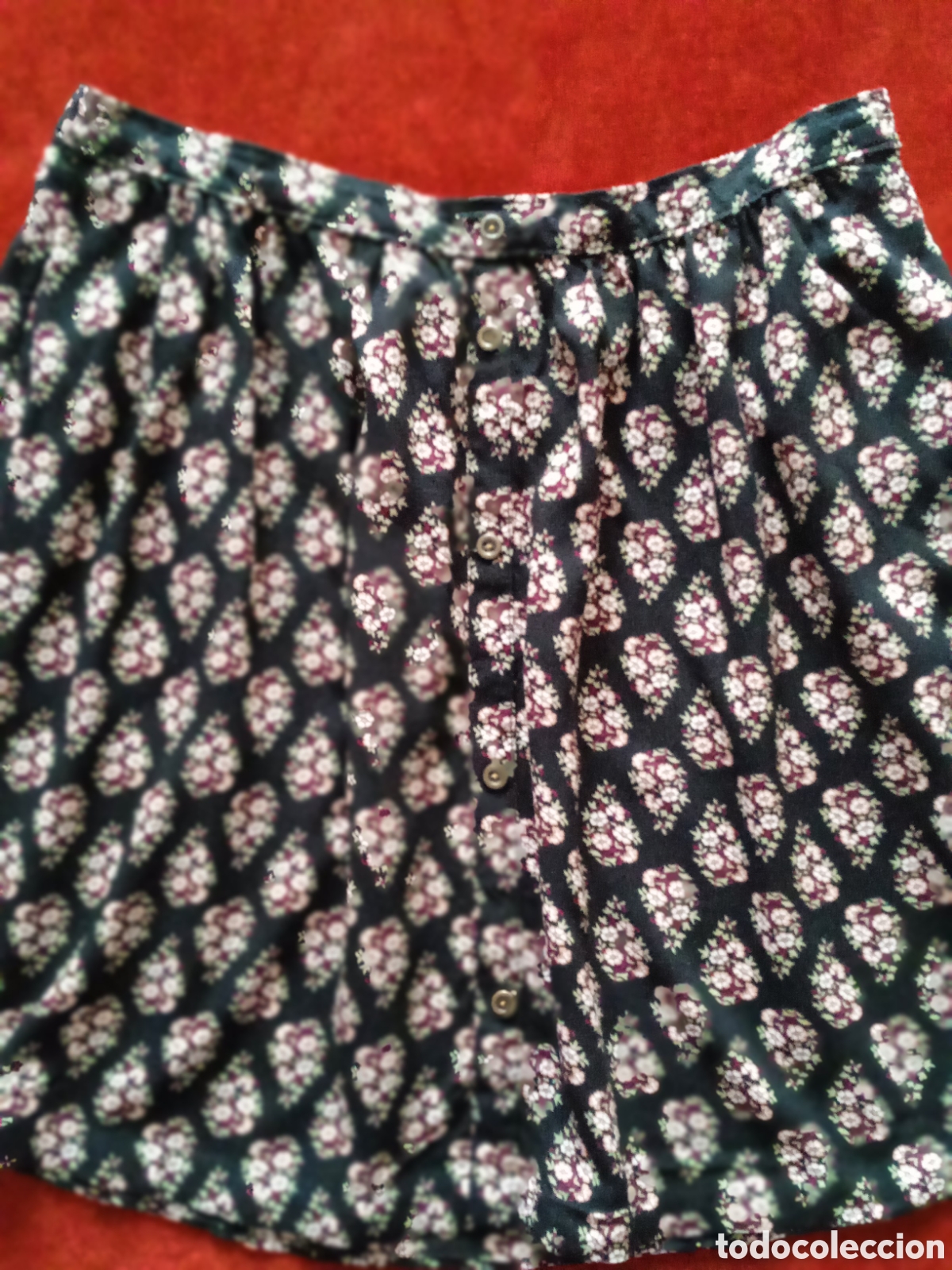 Vintage: Falda flores Stradivarius . TM . - Foto 4