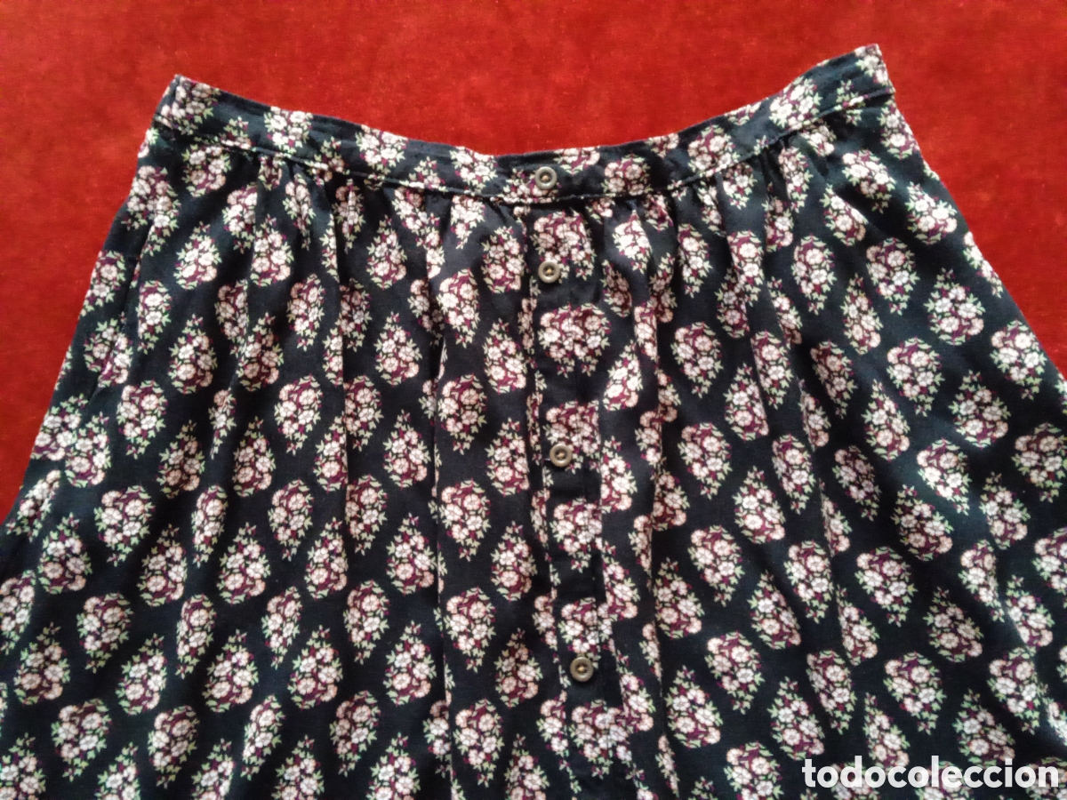 Vintage: Falda flores Stradivarius . TM . - Foto 8