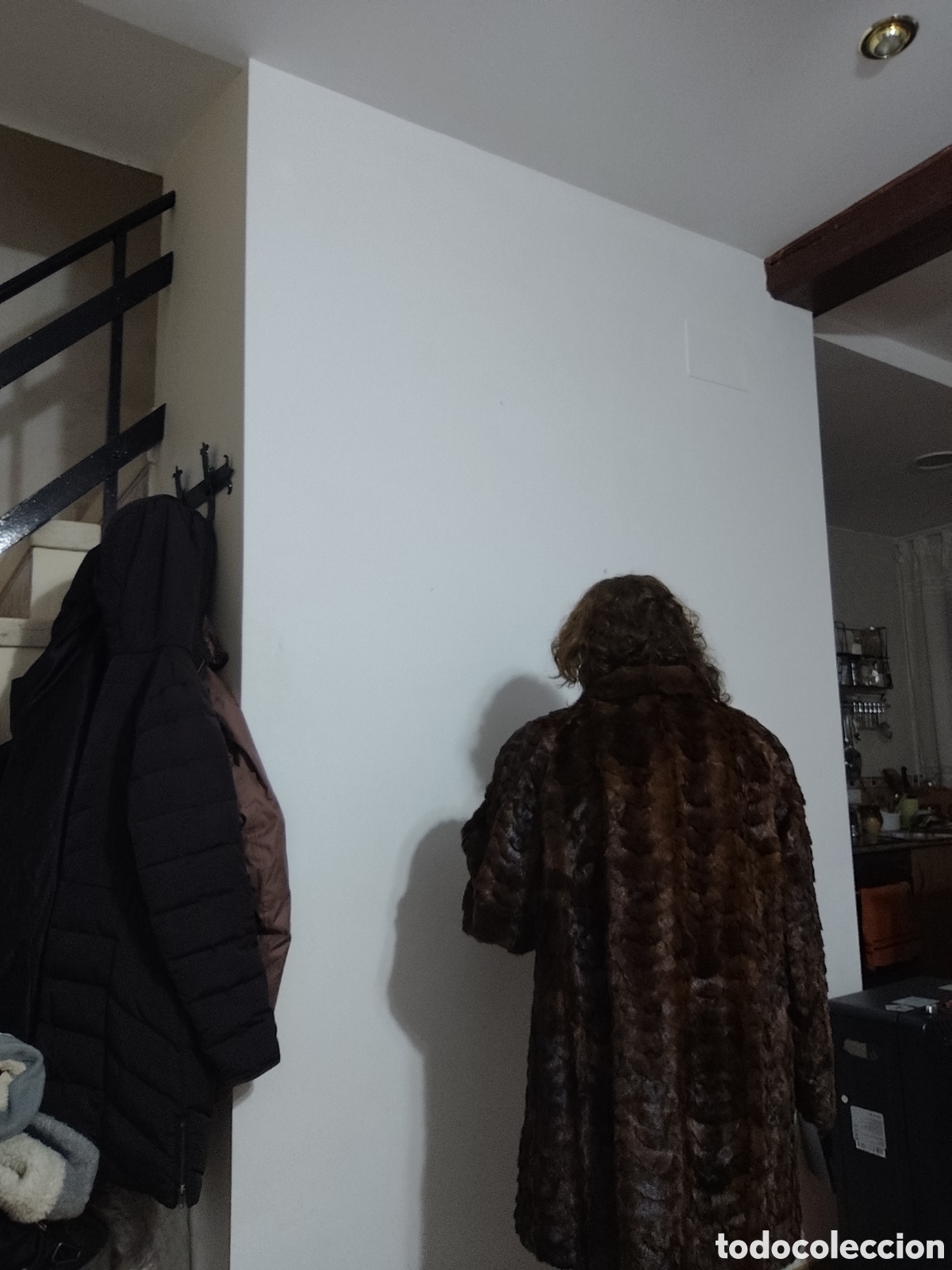 Vintage: Chaquet&oacute;n de lomos de vis&oacute;n autentico - Foto 2