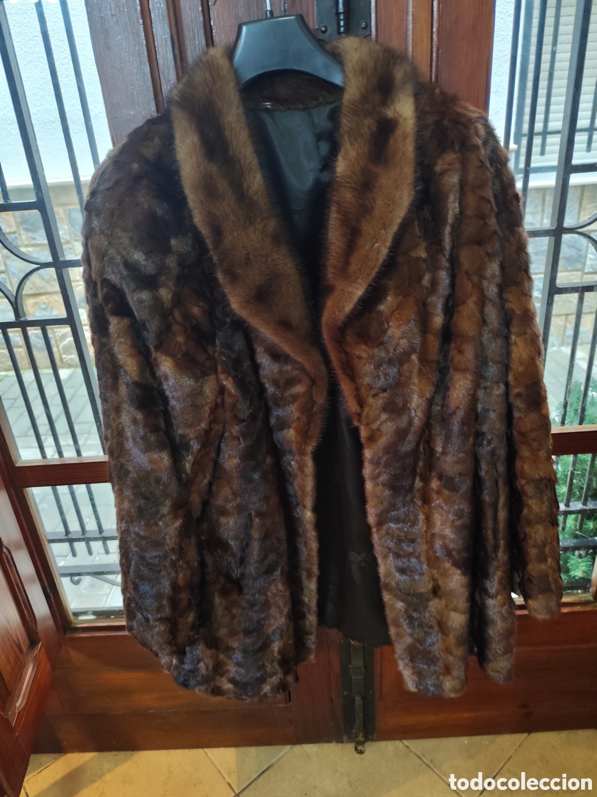 Vintage: Chaquet&oacute;n de lomos de vis&oacute;n autentico - Foto 4
