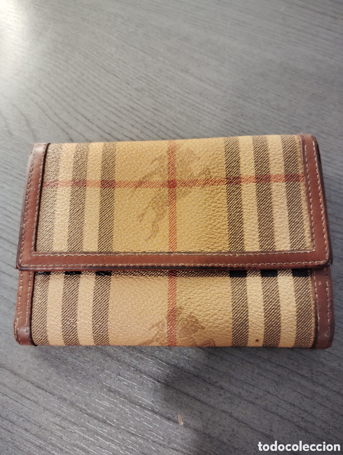 Vintage: Cartera burberry con compartimentos - Foto 1