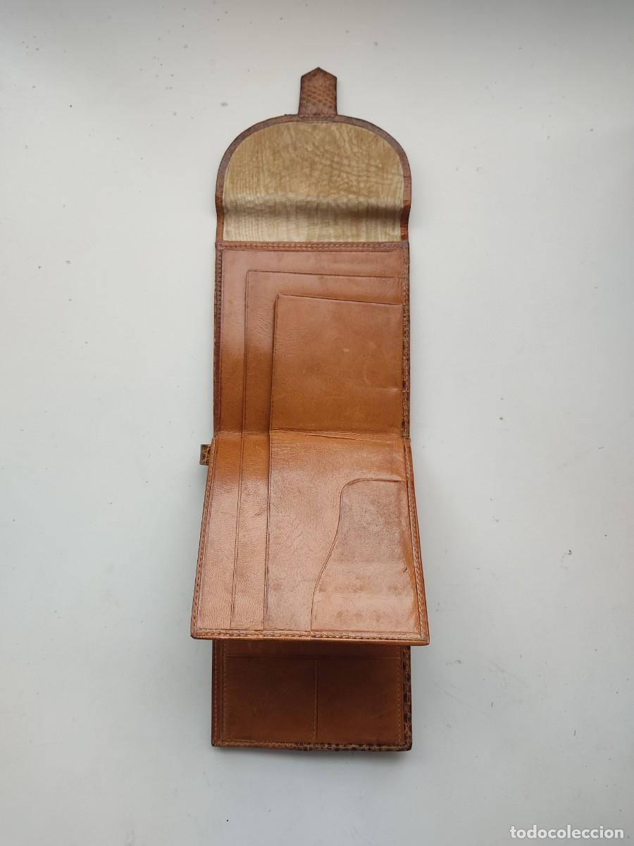 Vintage: Cartera de aut&eacute;ntica piel. - Foto 3